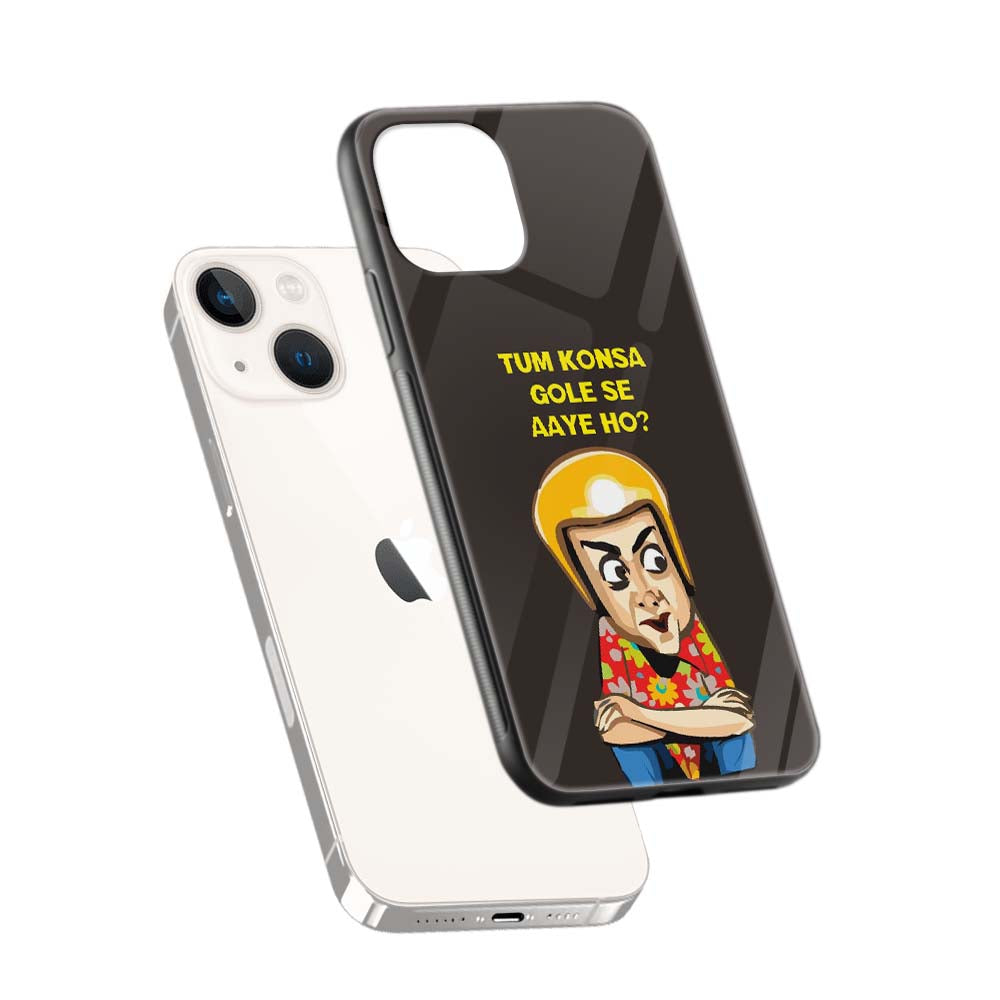 Buy Tum Konse Gole Se Aaye Ho Glass Back Phone Case/Cover Online