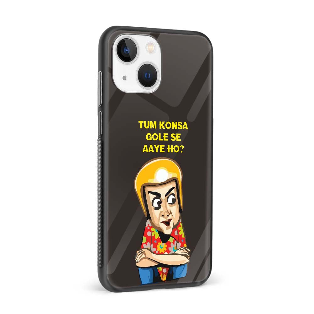 Buy Tum Konse Gole Se Aaye Ho Glass Back Phone Case/Cover Online