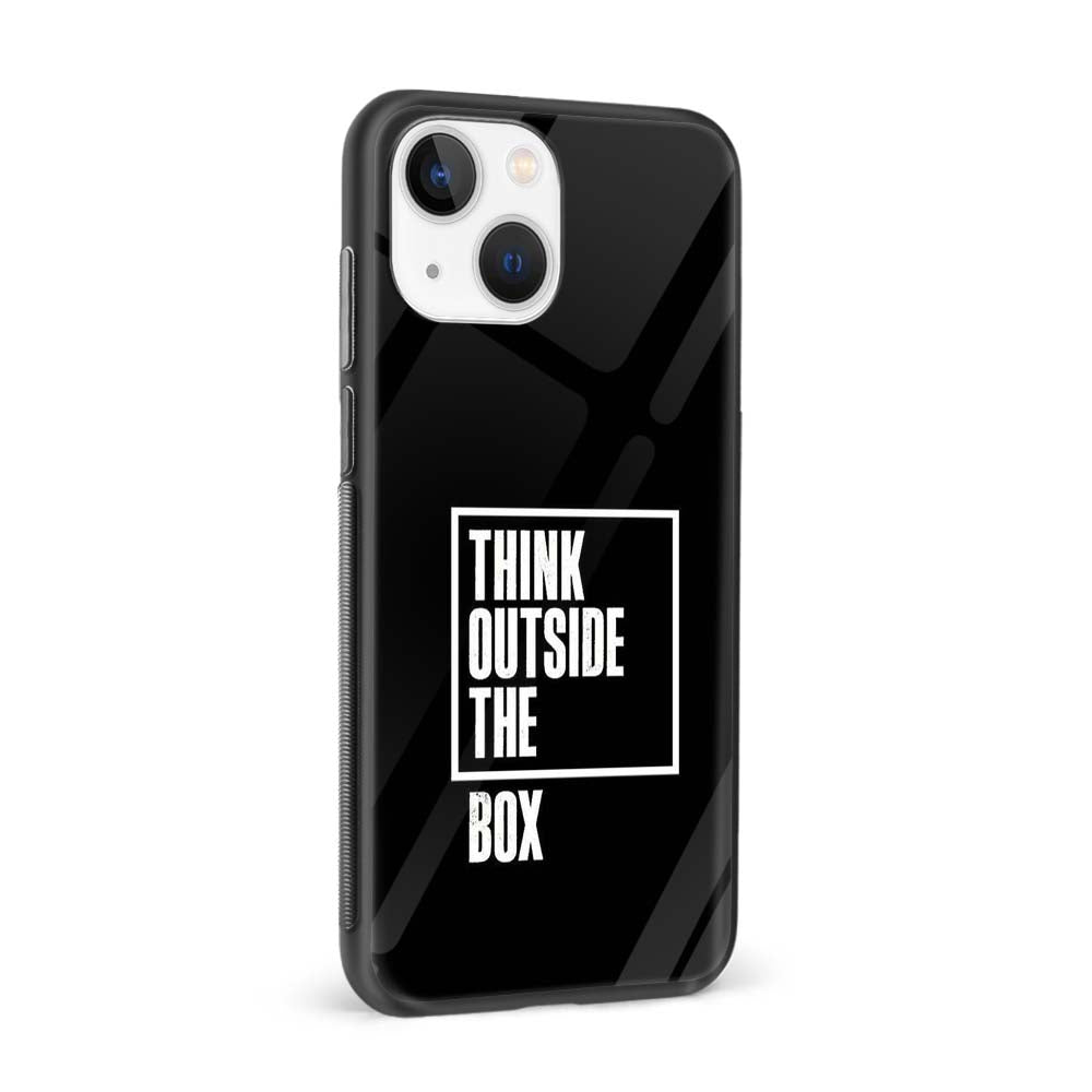 Buy Think Outside The Box Glass Back Phone Case/Cover Online