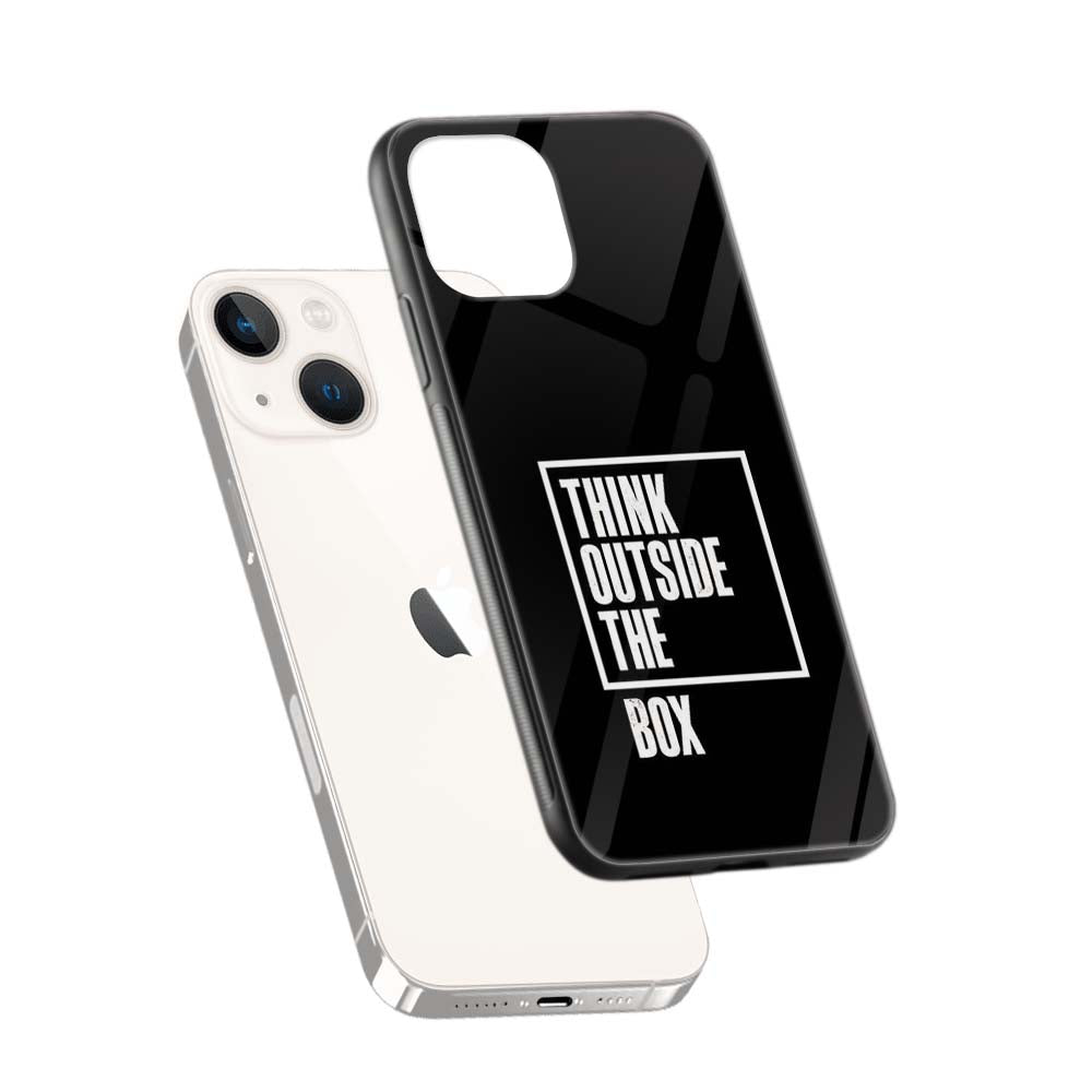 Buy Think Outside The Box Glass Back Phone Case/Cover Online