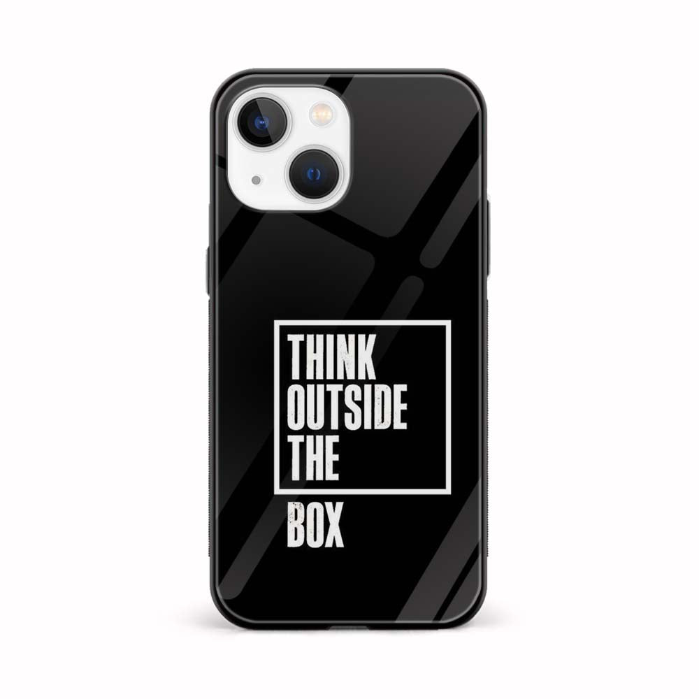 Buy Think Outside The Box Glass Back Phone Case/Cover Online