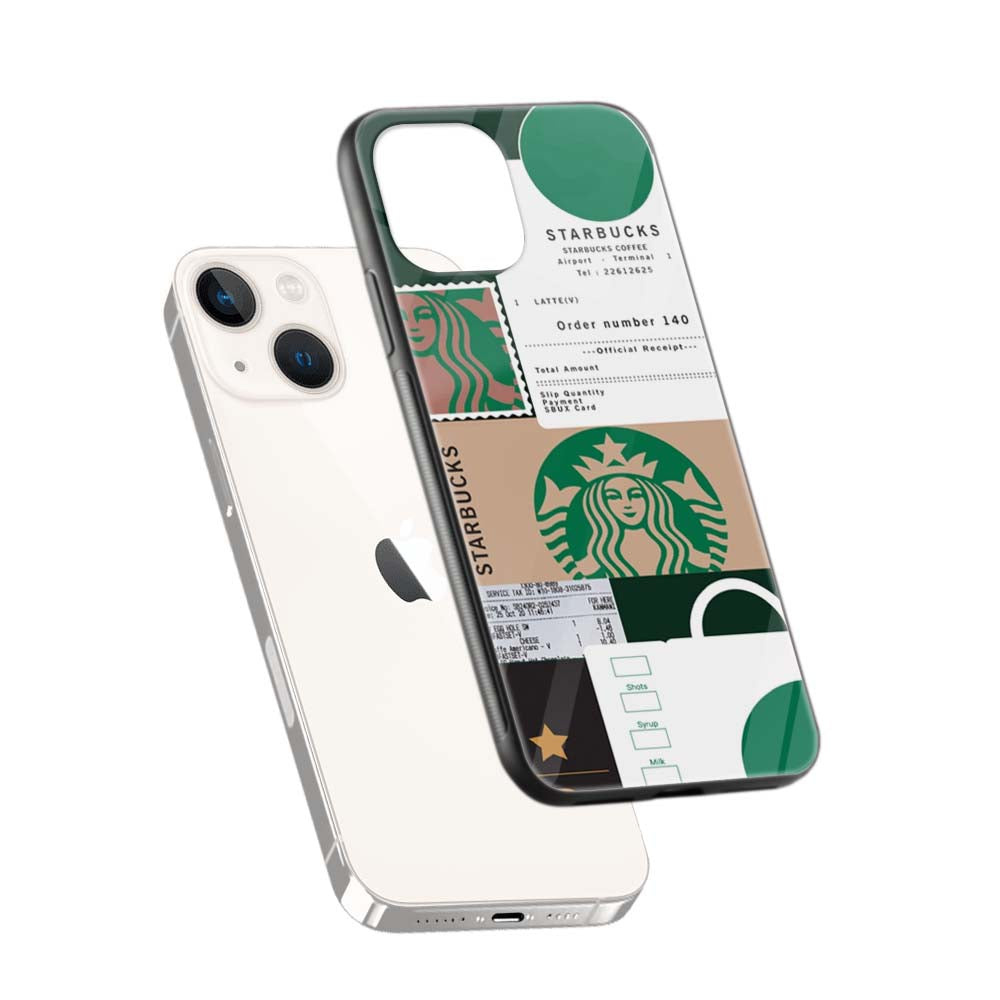 Buy Star Bucks Glass Back Phone Case/Cover Online