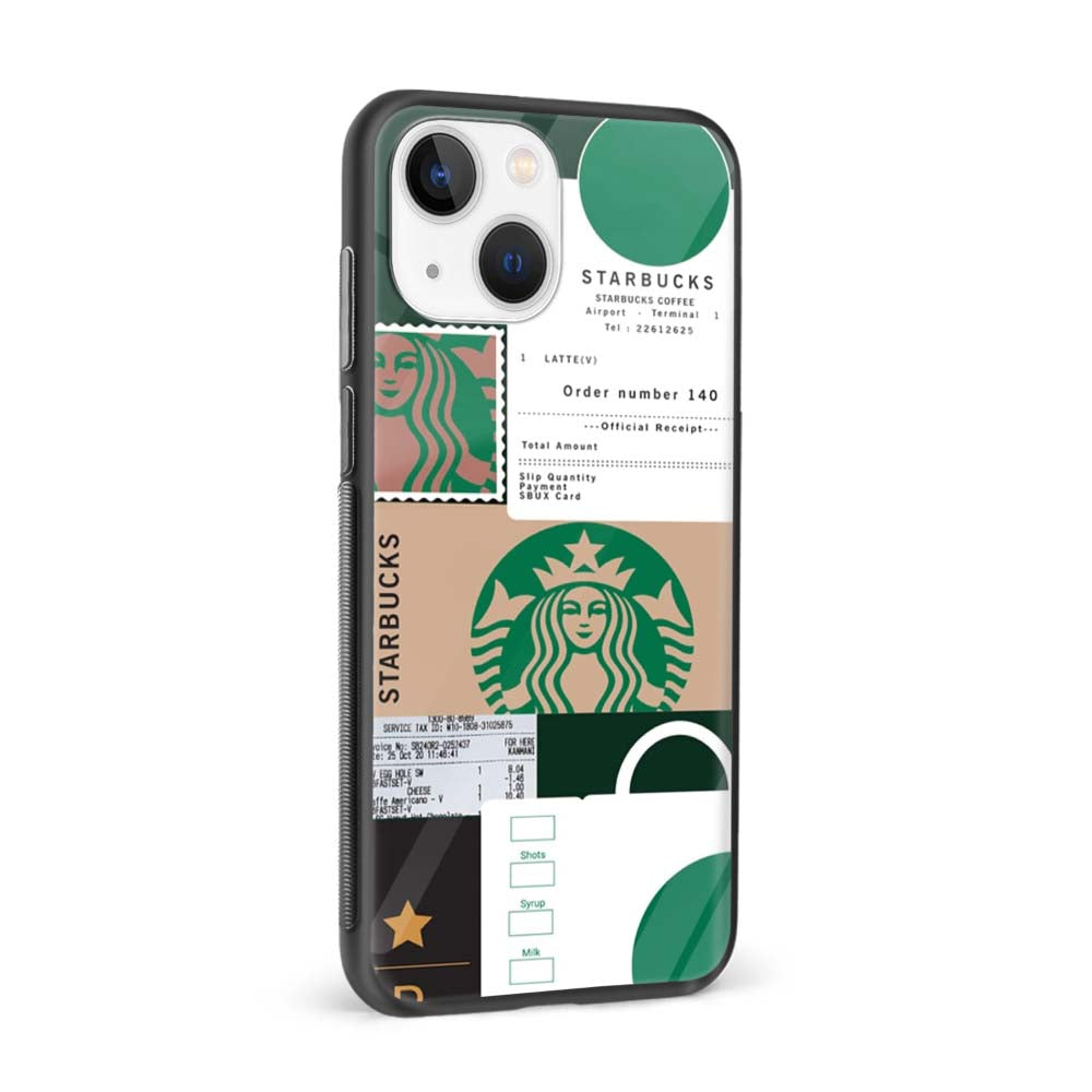 Buy Star Bucks Glass Back Phone Case/Cover Online