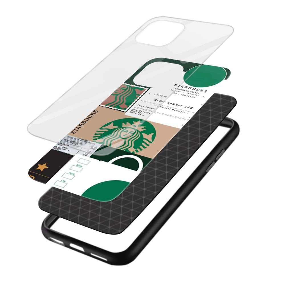 Buy Star Bucks Glass Back Phone Case/Cover Online