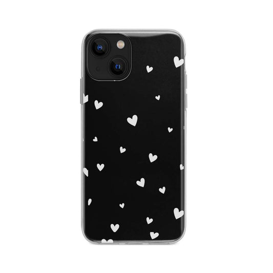 Buy White Heart Soft Silicon Mobile Back Cover Online