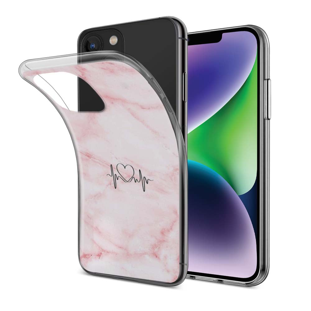 Buy Pink Heart Music Soft Silicon Mobile Back Cover Online