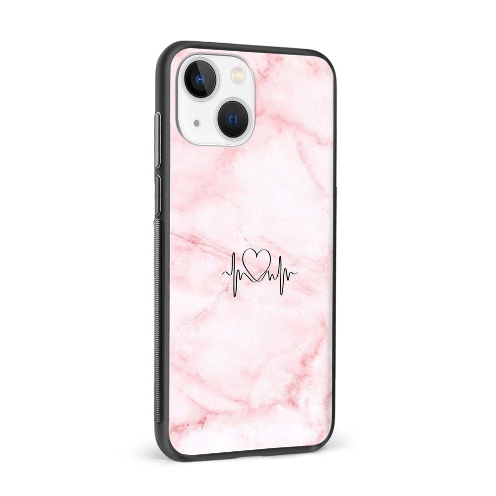 Buy Pink Heart Music Glass Back Phone Case/Cover Online