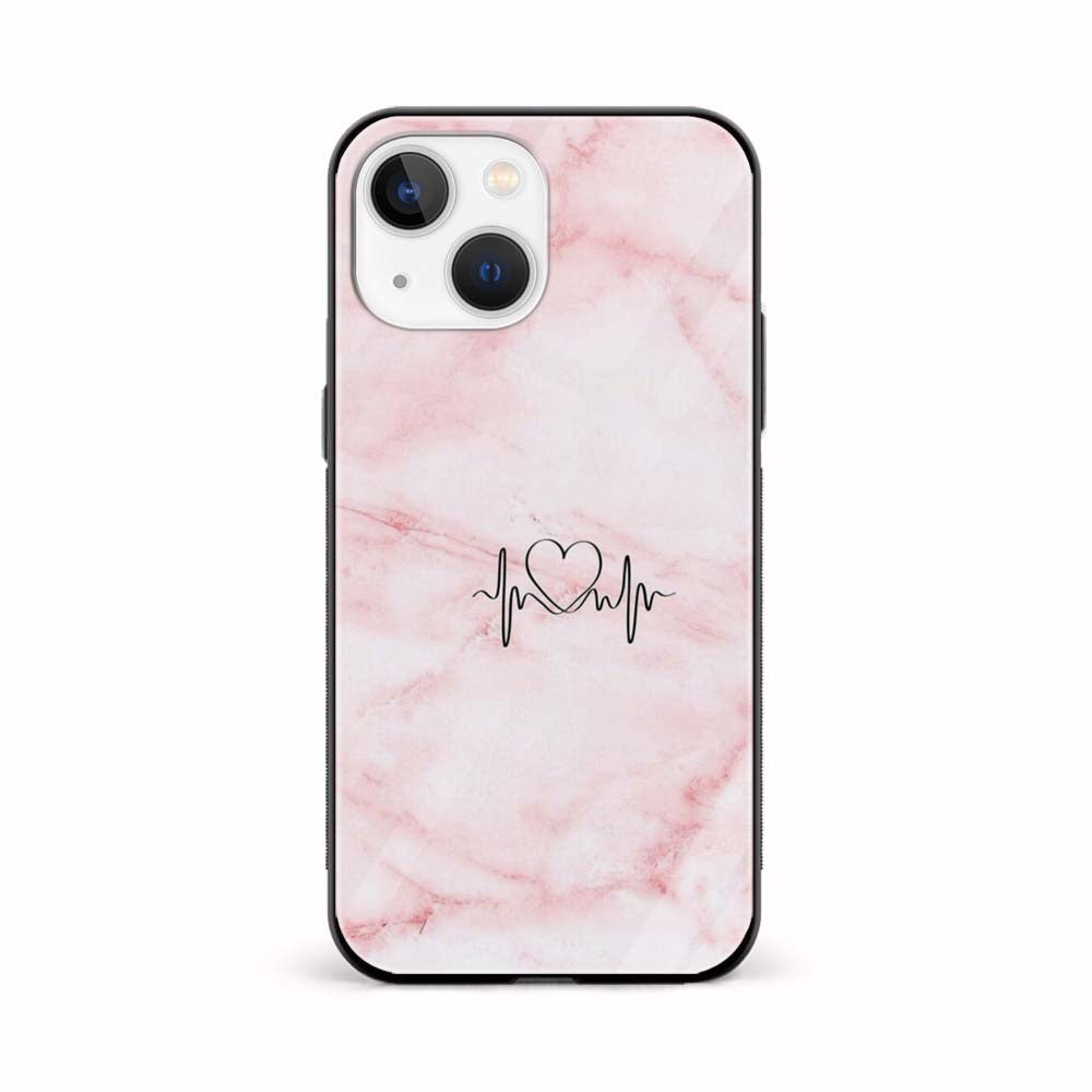 Buy Pink Heart Music Glass Back Phone Case/Cover Online