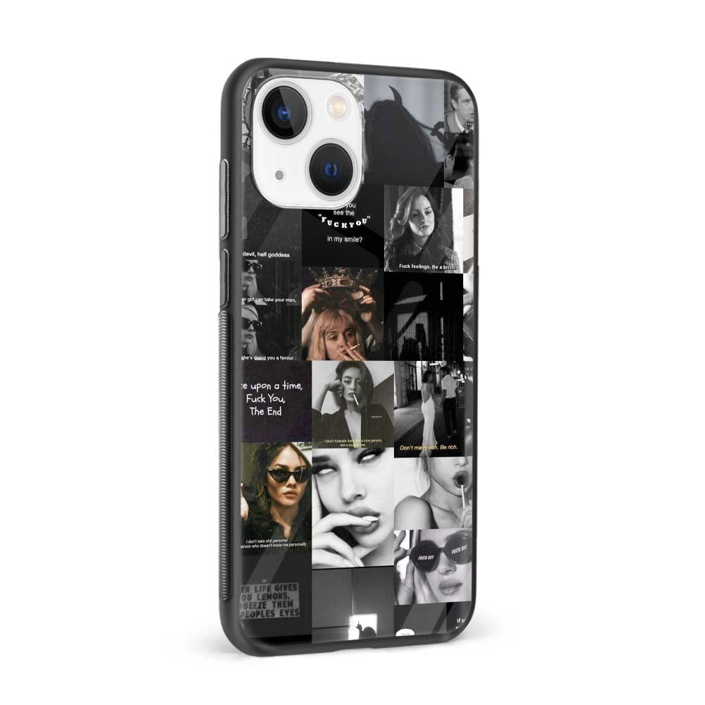 Buy Girl Fashion Glass Back Phone Case/Cover Online