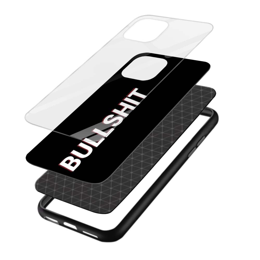 Buy Bullshit Glass Back Phone Case/Cover Online