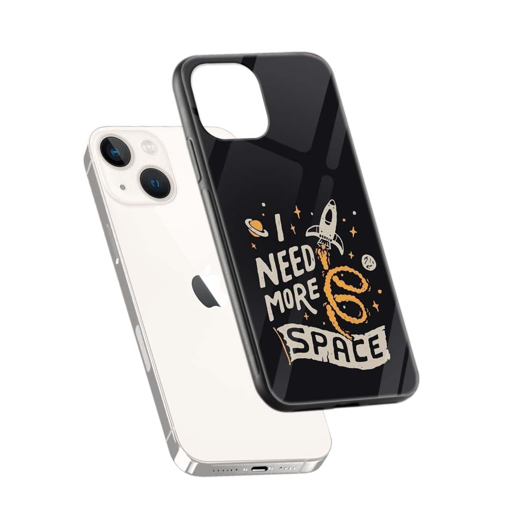 Buy I Need More Space Glass Back Phone Case/Cover Online