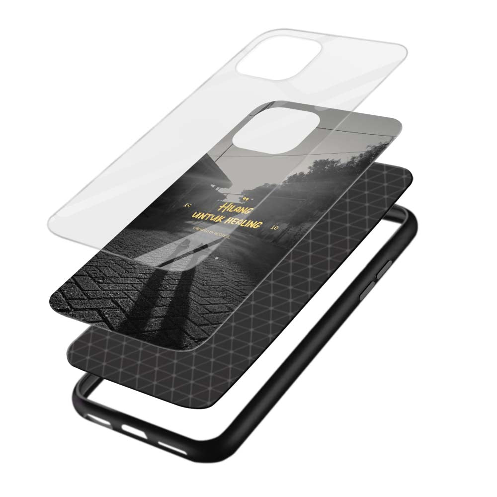 Buy Hilang Utung Healing Glass Back Phone Case/Cover Online