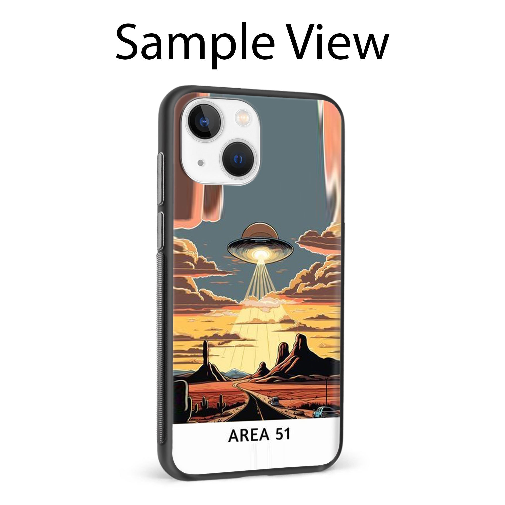 Buy Area 51 Metal-Silicon Back Mobile Phone Case/Cover For Samsung S21 FE Online