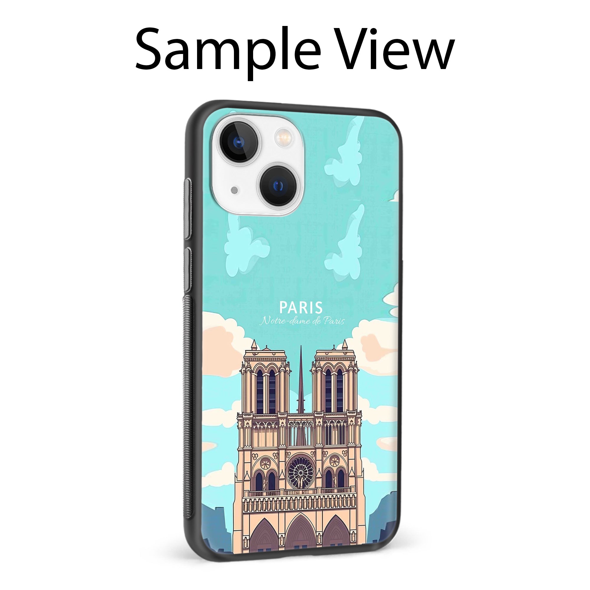 Buy Notre Dame Te Paris Metal-Silicon Back Mobile Phone Case/Cover For Samsung Galaxy M32 Online