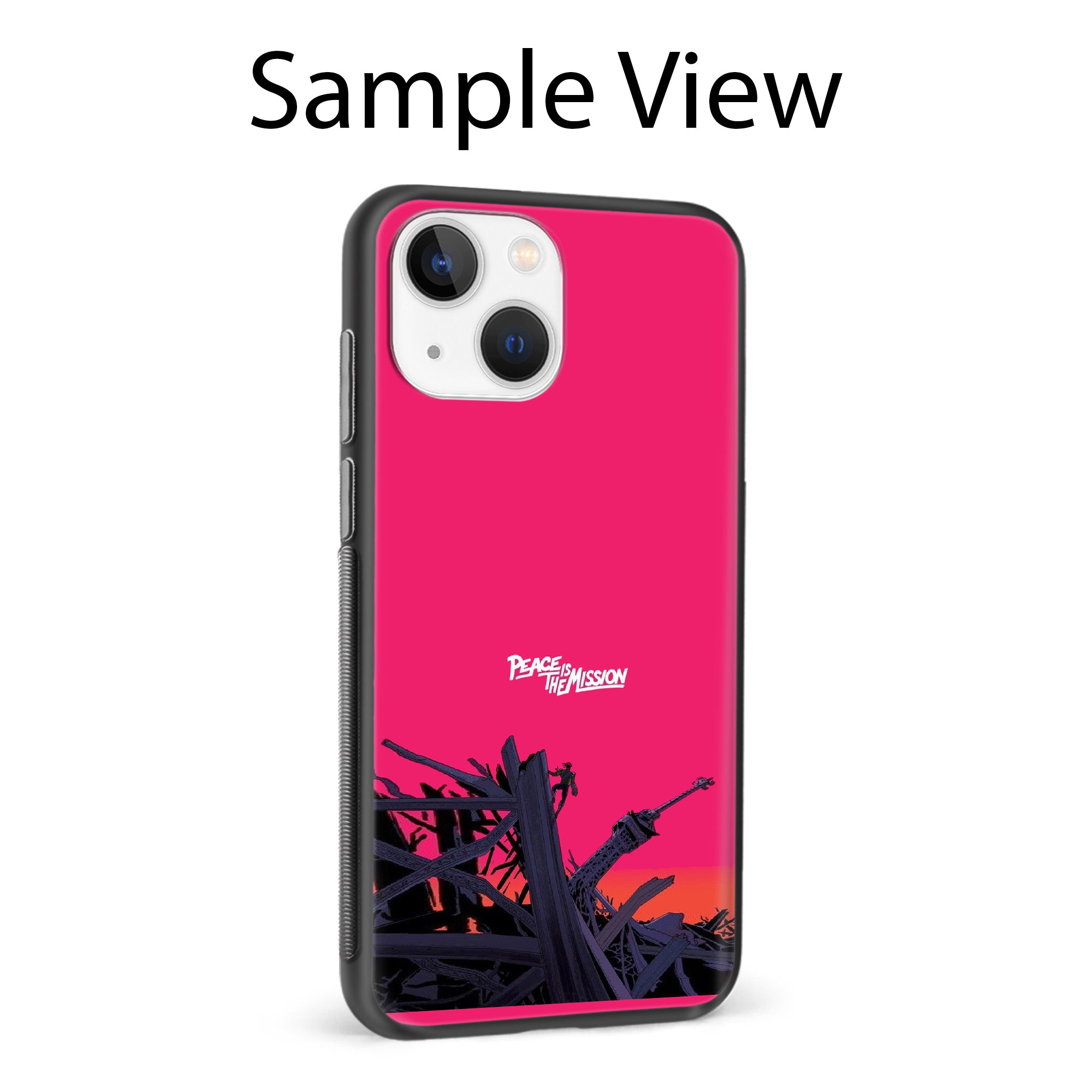 Buy Peace Is The Mission Metal-Silicon Back Mobile Phone Case/Cover For Samsung Galaxy A50 / A50s / A30s Online