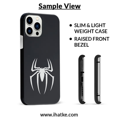 Buy Black Spiderman Logo Hard Back Mobile Phone Case Cover For Samsung Galaxy F22 Online