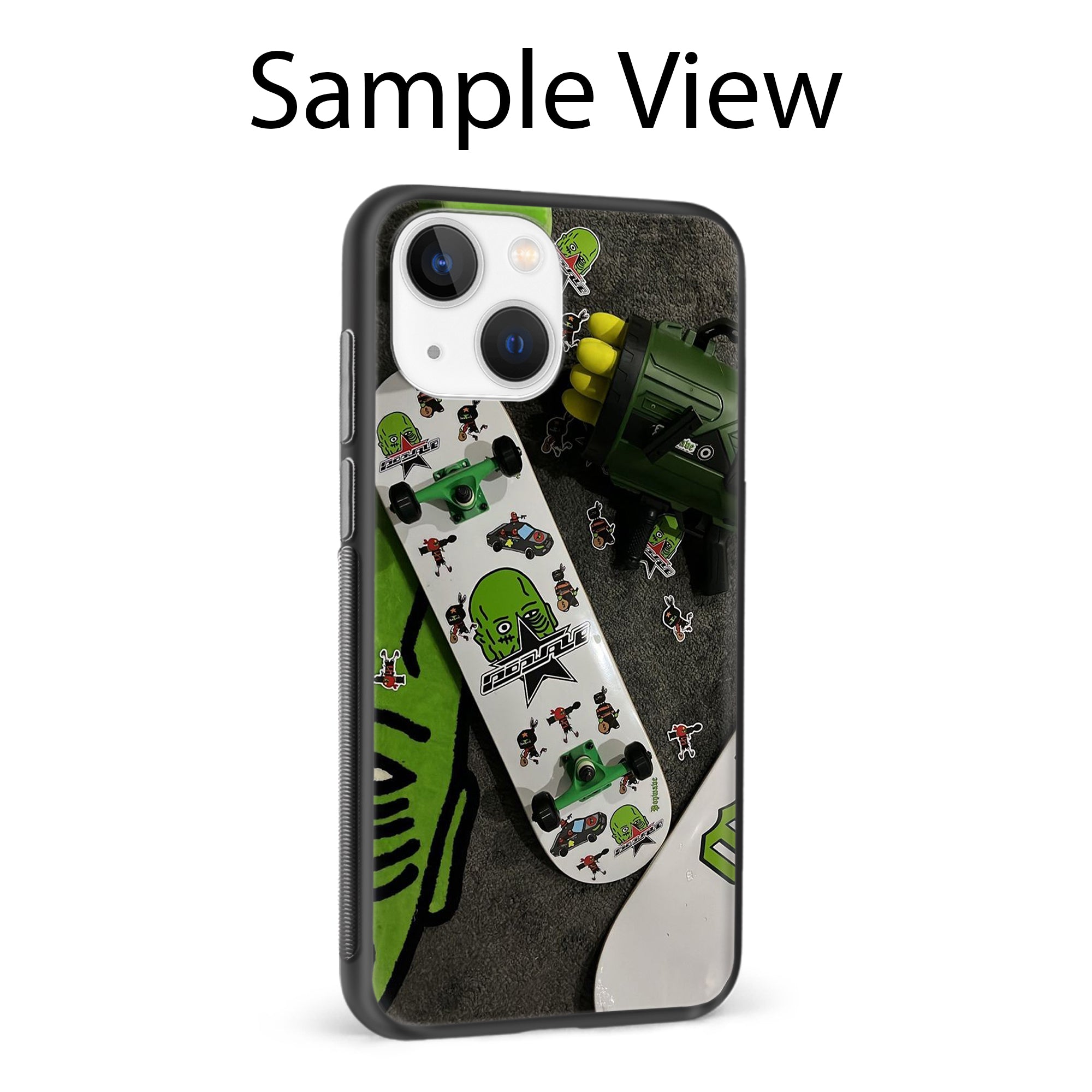 Buy Hulk Skateboard Metal-Silicon Back Mobile Phone Case/Cover For Samsung Galaxy F23 Online