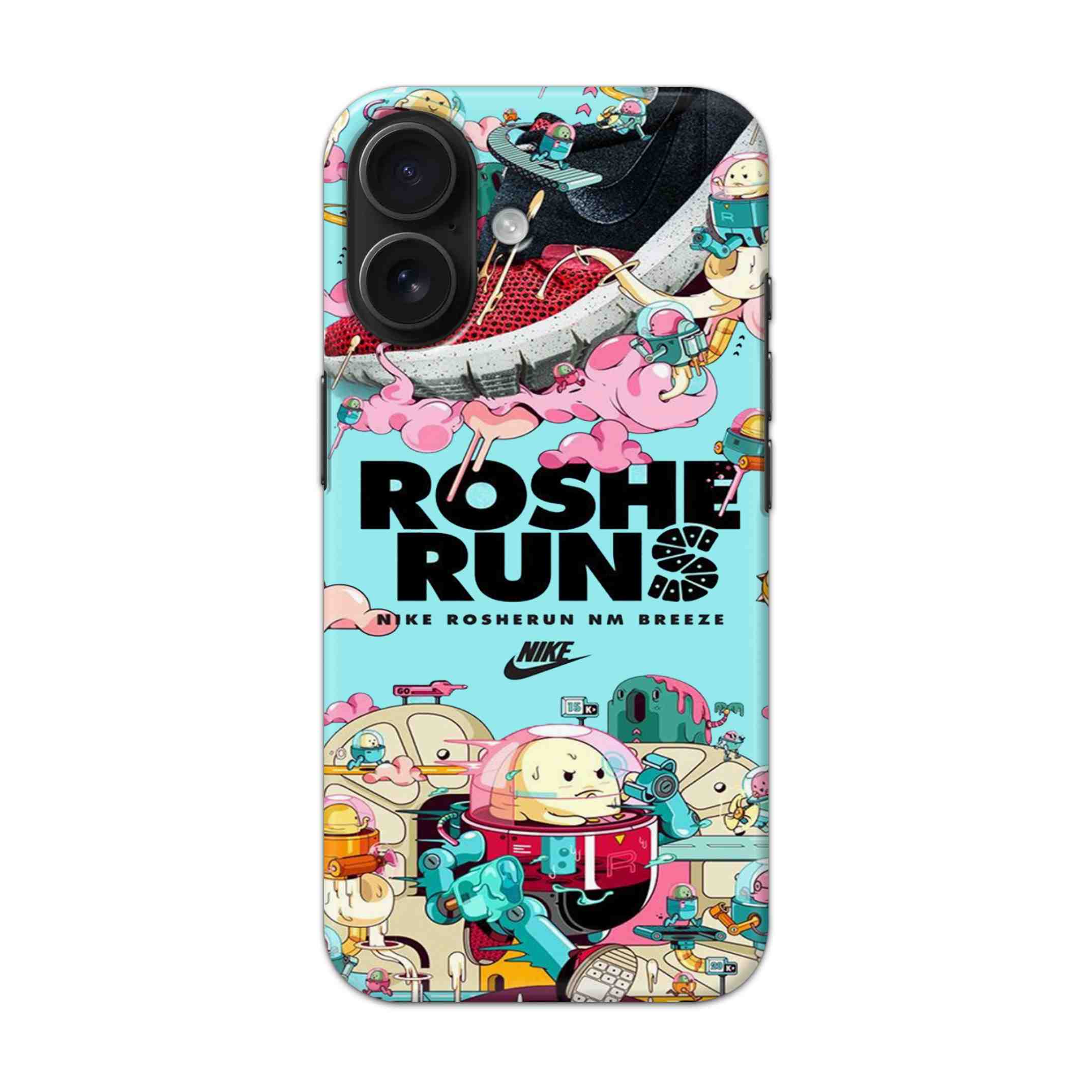 Buy Roshe Runs Hard Back Mobile Phone Case/Cover For iPhone 16 Online