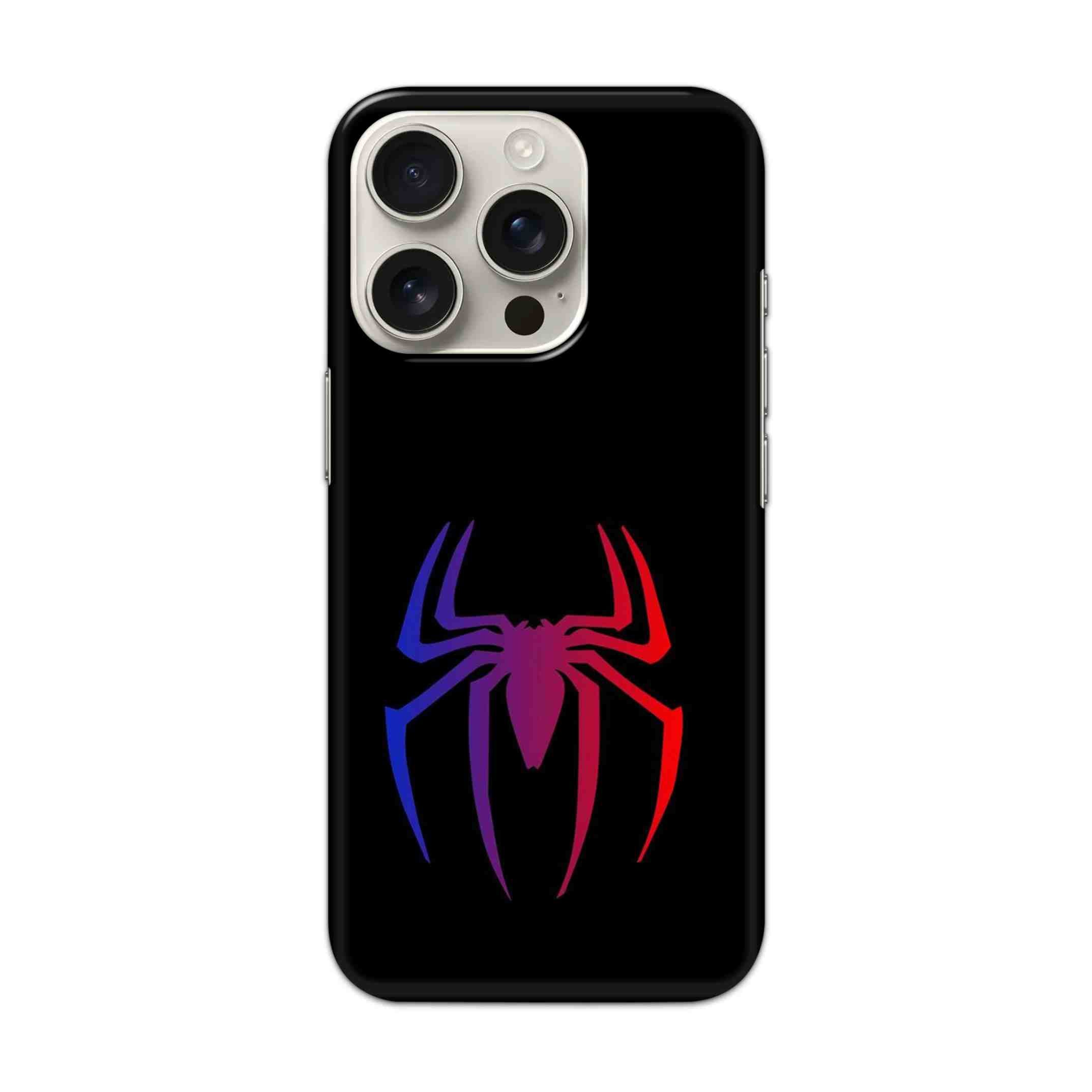 Buy Neon Spiderman Logo Hard Back Mobile Phone Case/Cover For iPhone 16 Pro Online