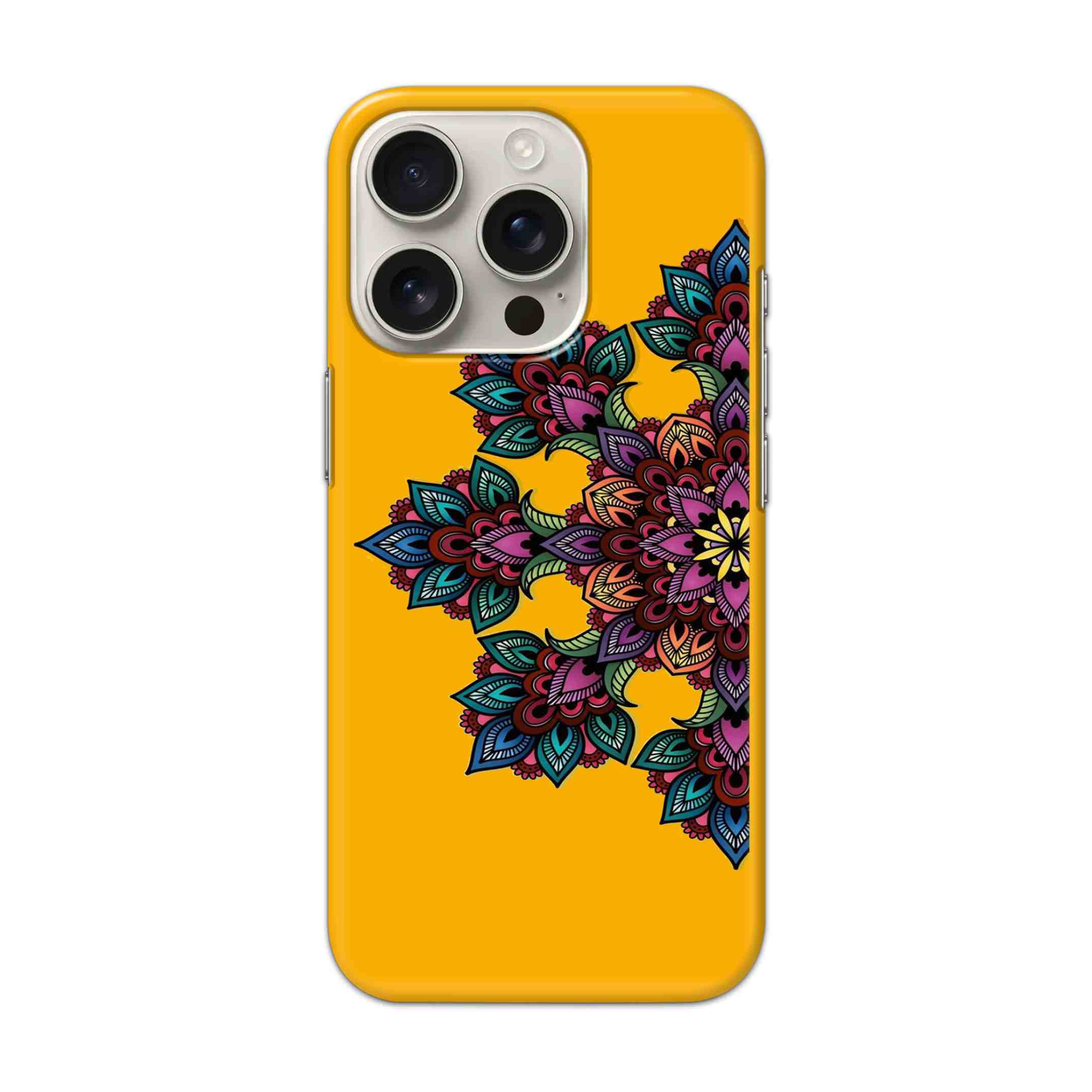 Buy Rainbow Mandala Hard Back Mobile Phone Case/Cover For iPhone 16 Pro Online