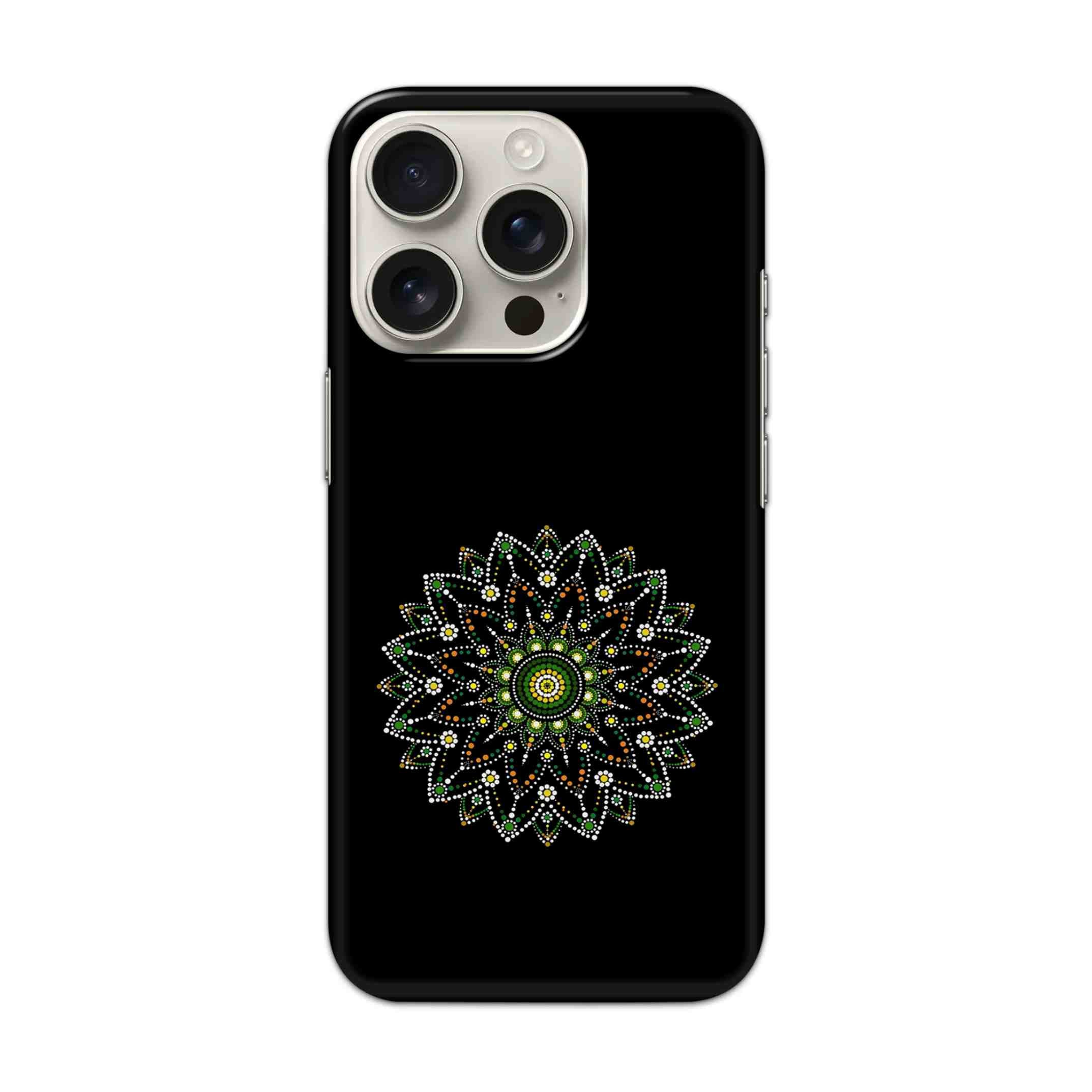 Buy Neon Mandala Hard Back Mobile Phone Case/Cover For iPhone 16 Pro Online