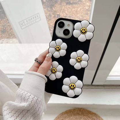 Smiling Flower Silicon Phone Cases