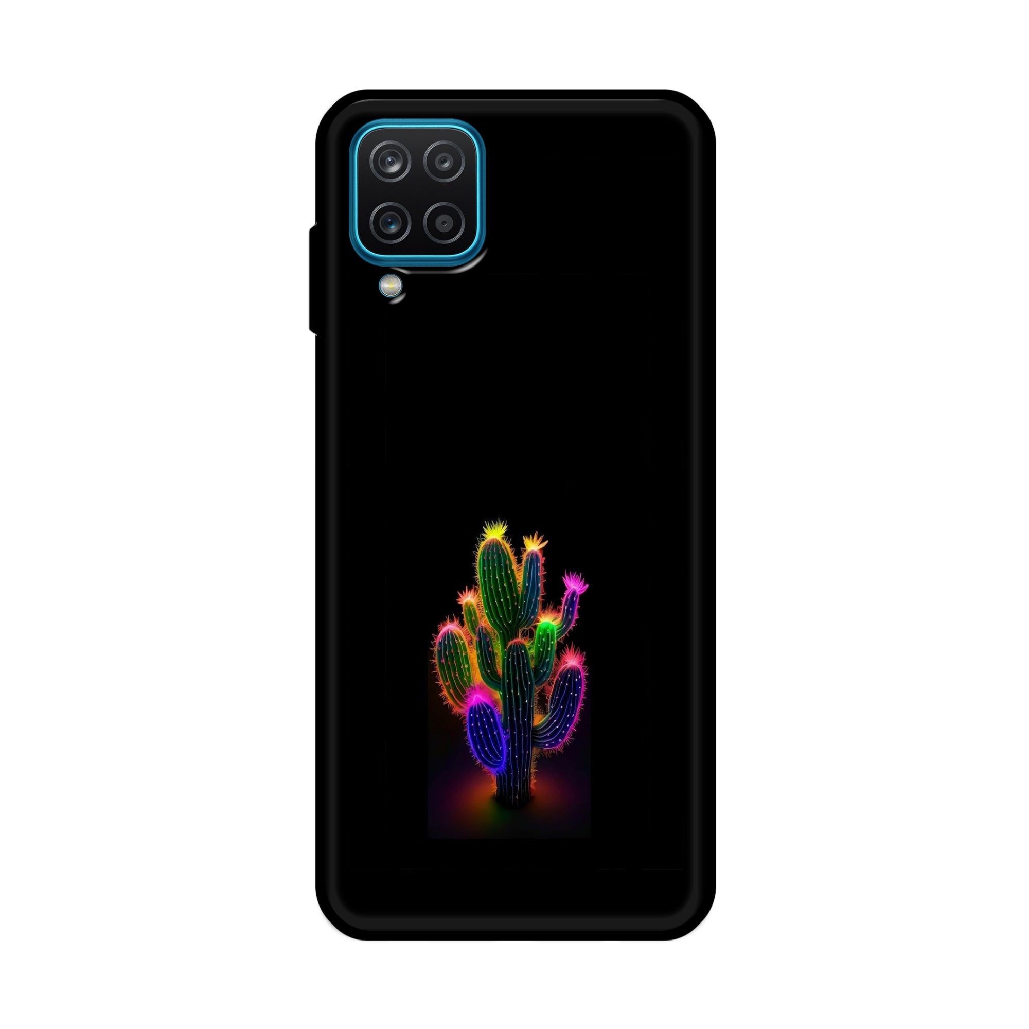 Buy Neon Flower Metal-Silicon Back Mobile Phone Case/Cover For Samsung Galaxy A12 Online