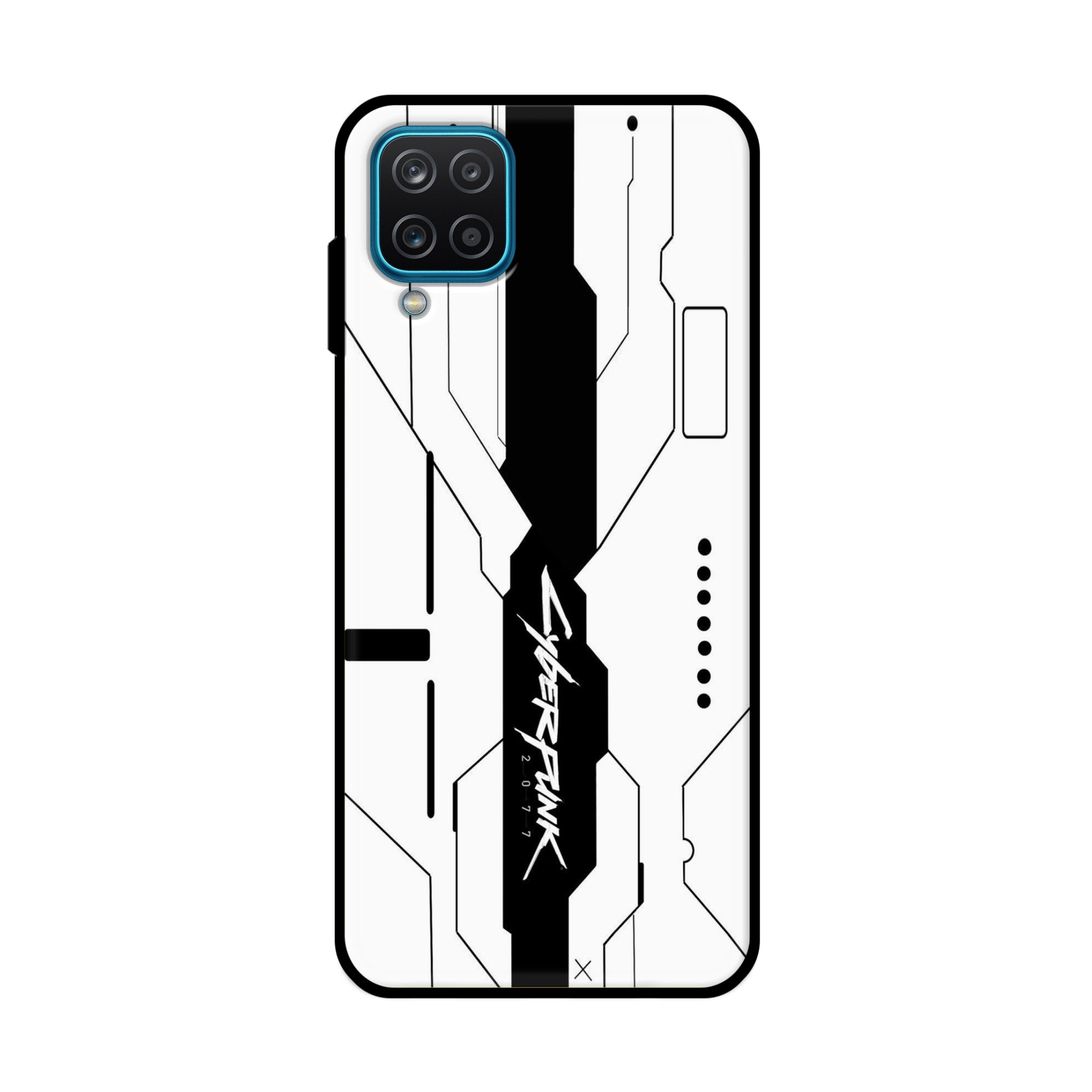 Buy Cyberpunk 2077 Metal-Silicon Back Mobile Phone Case/Cover For Samsung Galaxy A12 Online