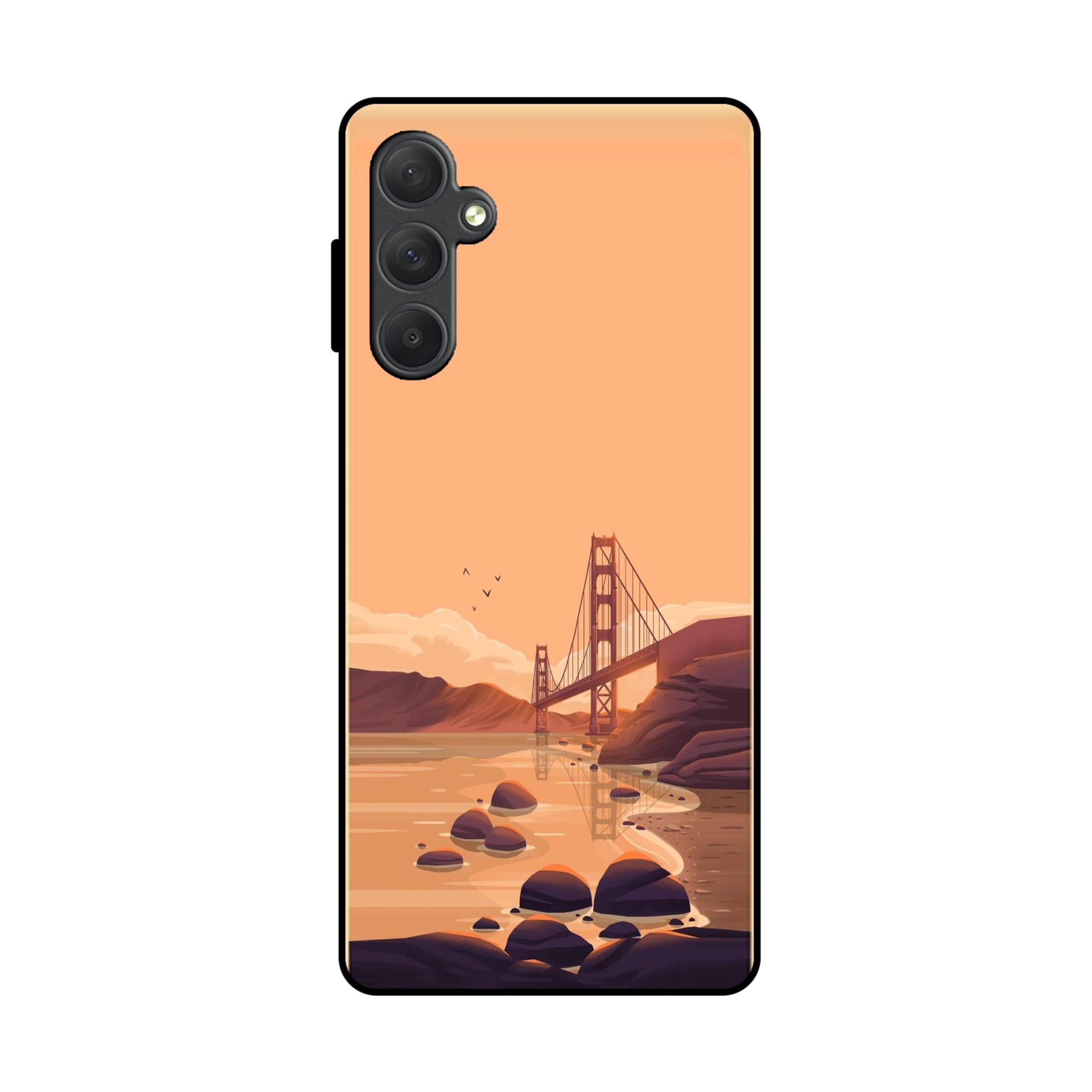 Buy San Francisco Metal-Silicon Back Mobile Phone Case/Cover For Samsung Galaxy A14 Online