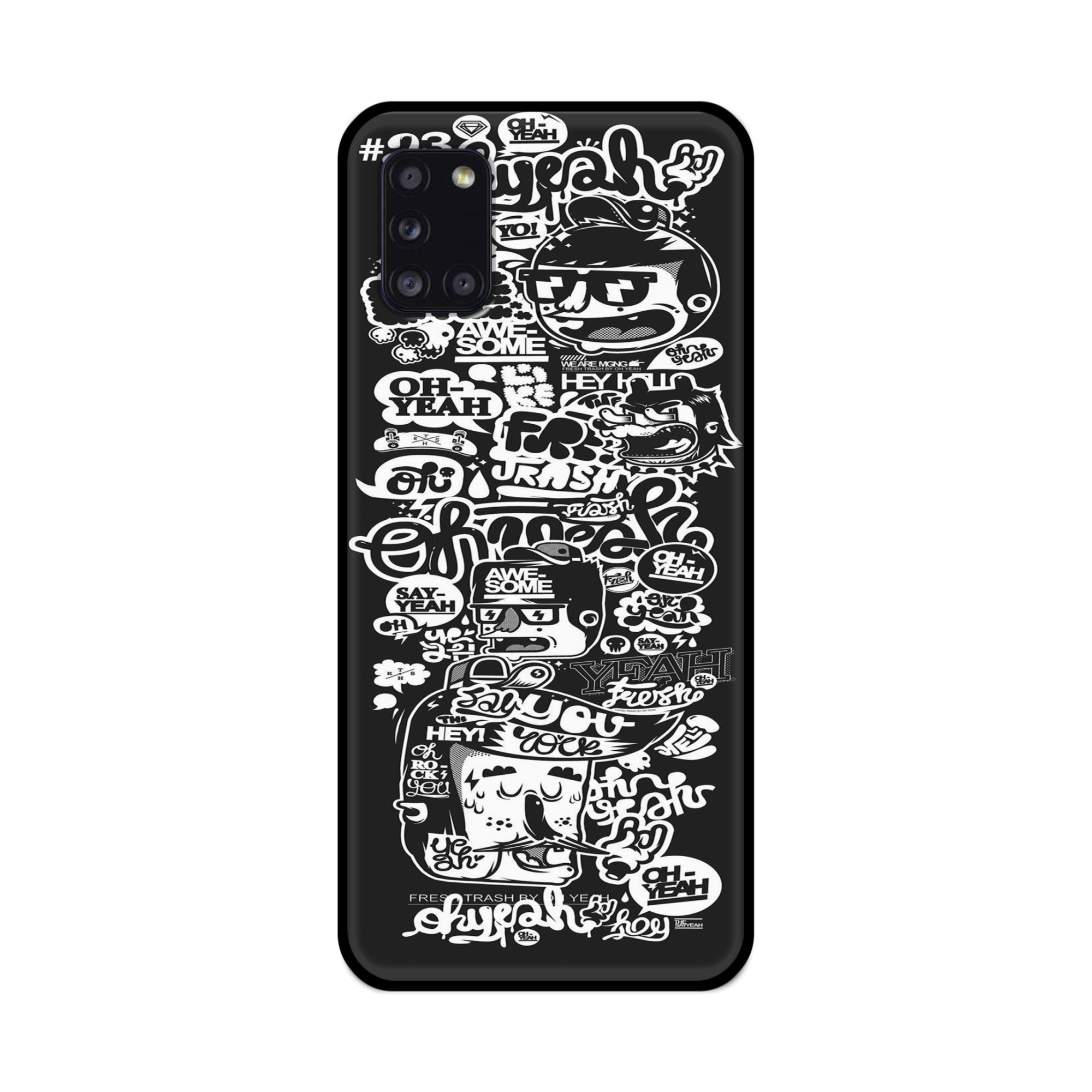 Buy Awesome Metal-Silicon Back Mobile Phone Case/Cover For Samsung Galaxy A31 Online