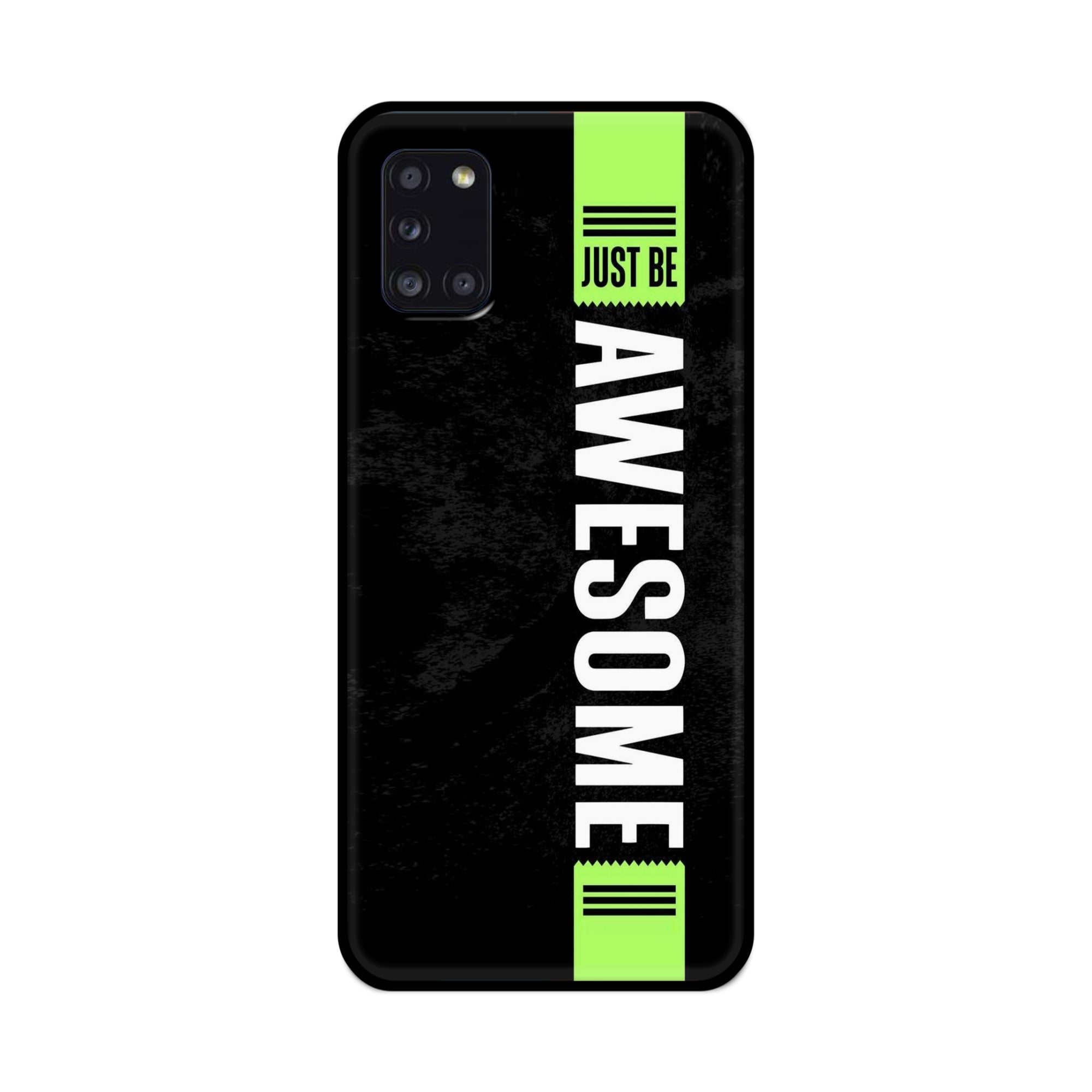 Buy Awesome Street Metal-Silicon Back Mobile Phone Case/Cover For Samsung Galaxy A31 Online