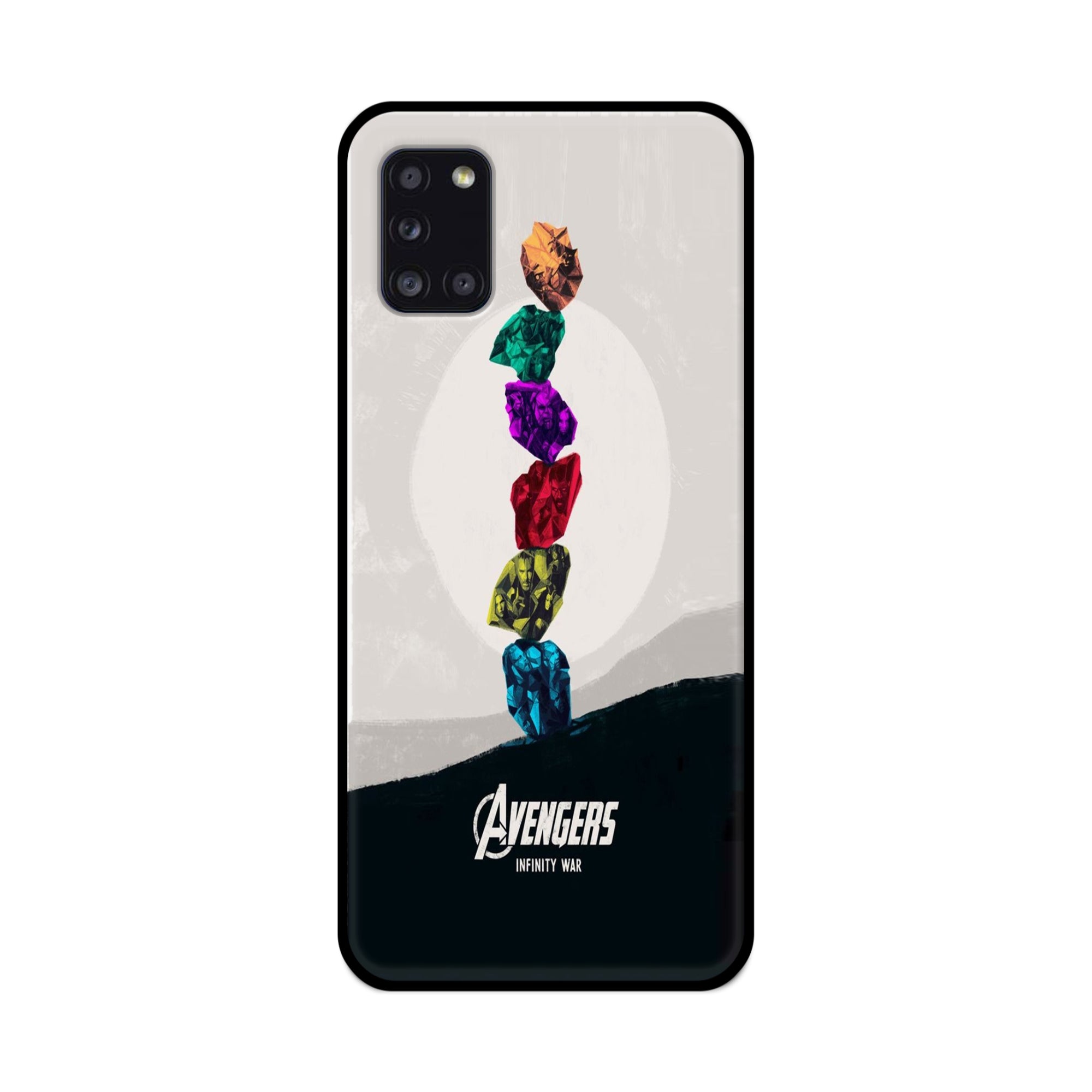 Buy Avengers Stone Metal-Silicon Back Mobile Phone Case/Cover For Samsung Galaxy A31 Online