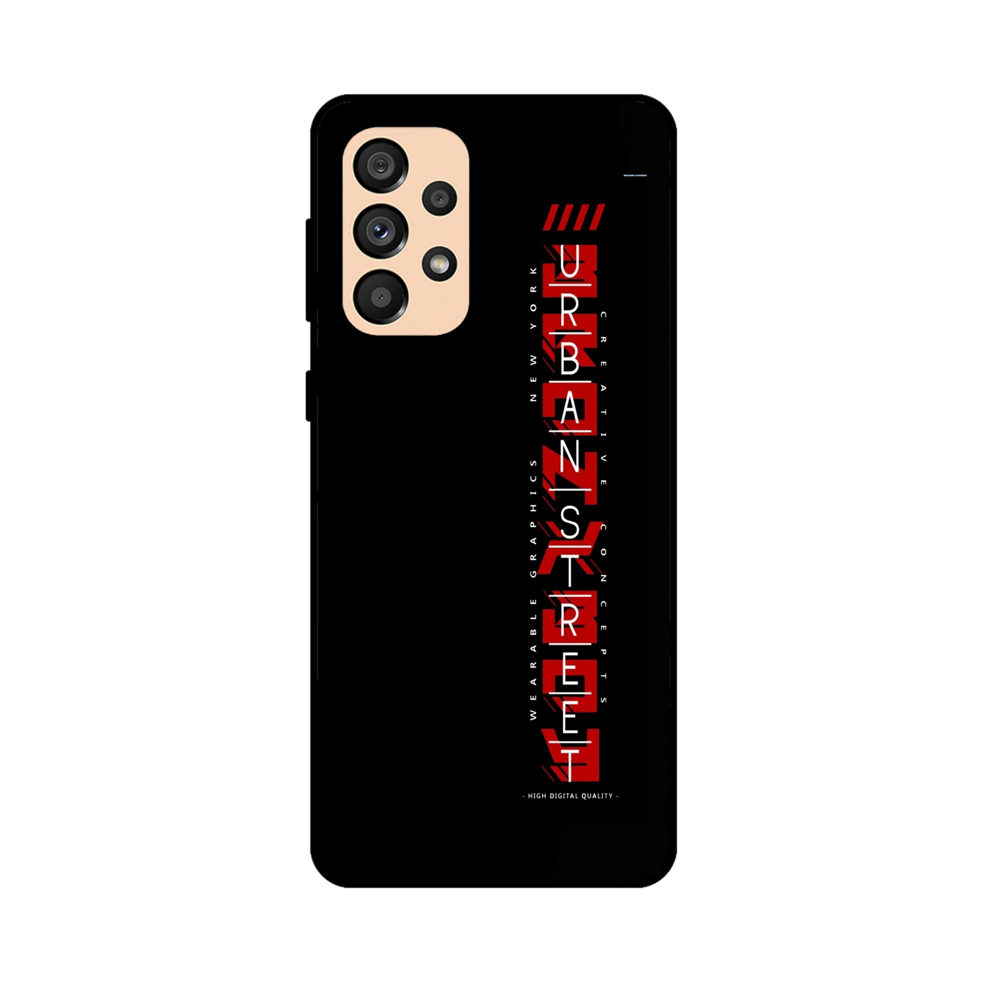 Buy Urban Street Metal-Silicon Back Mobile Phone Case/Cover For Samsung A33 5G Online
