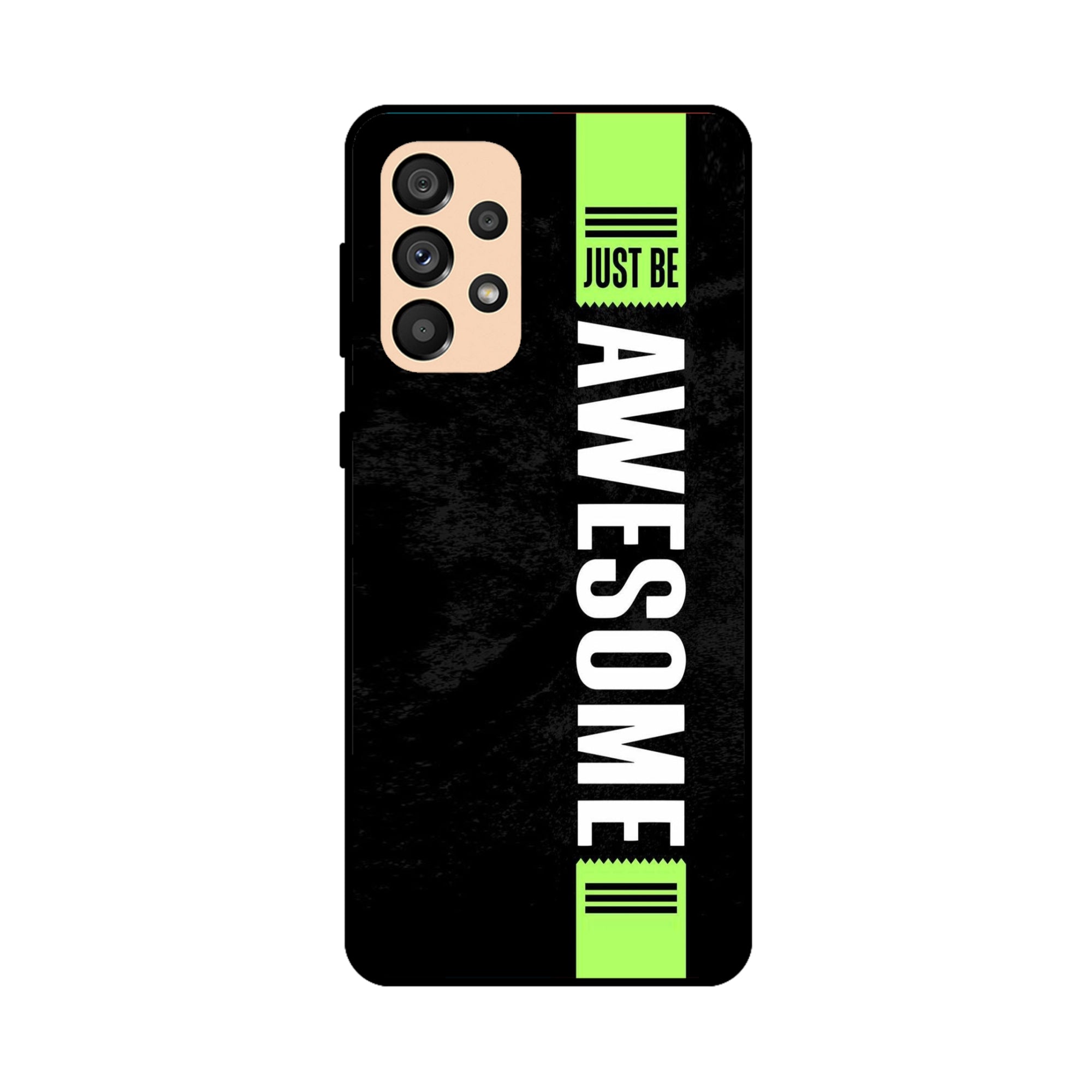 Buy Awesome Street Metal-Silicon Back Mobile Phone Case/Cover For Samsung A33 5G Online