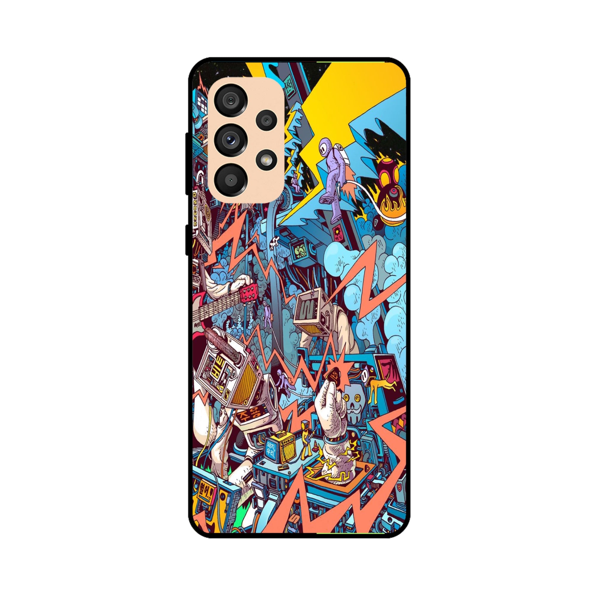 Buy Ofo Panic Metal-Silicon Back Mobile Phone Case/Cover For Samsung A33 5G Online