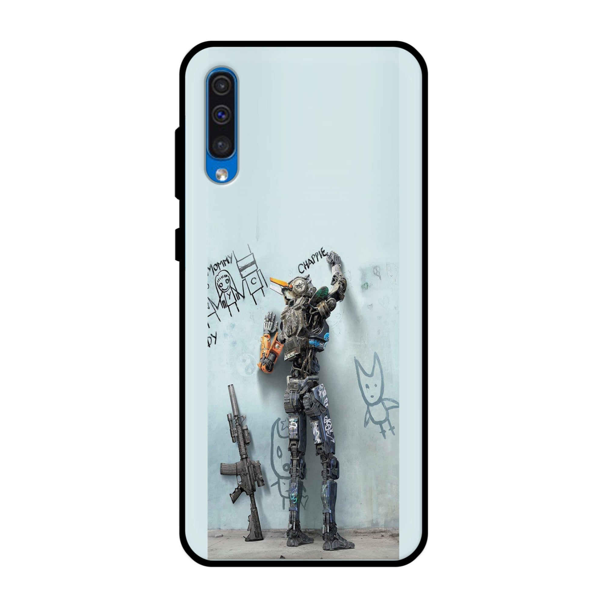 Buy Chappie Metal-Silicon Back Mobile Phone Case/Cover For Samsung Galaxy A50 / A50s / A30s Online