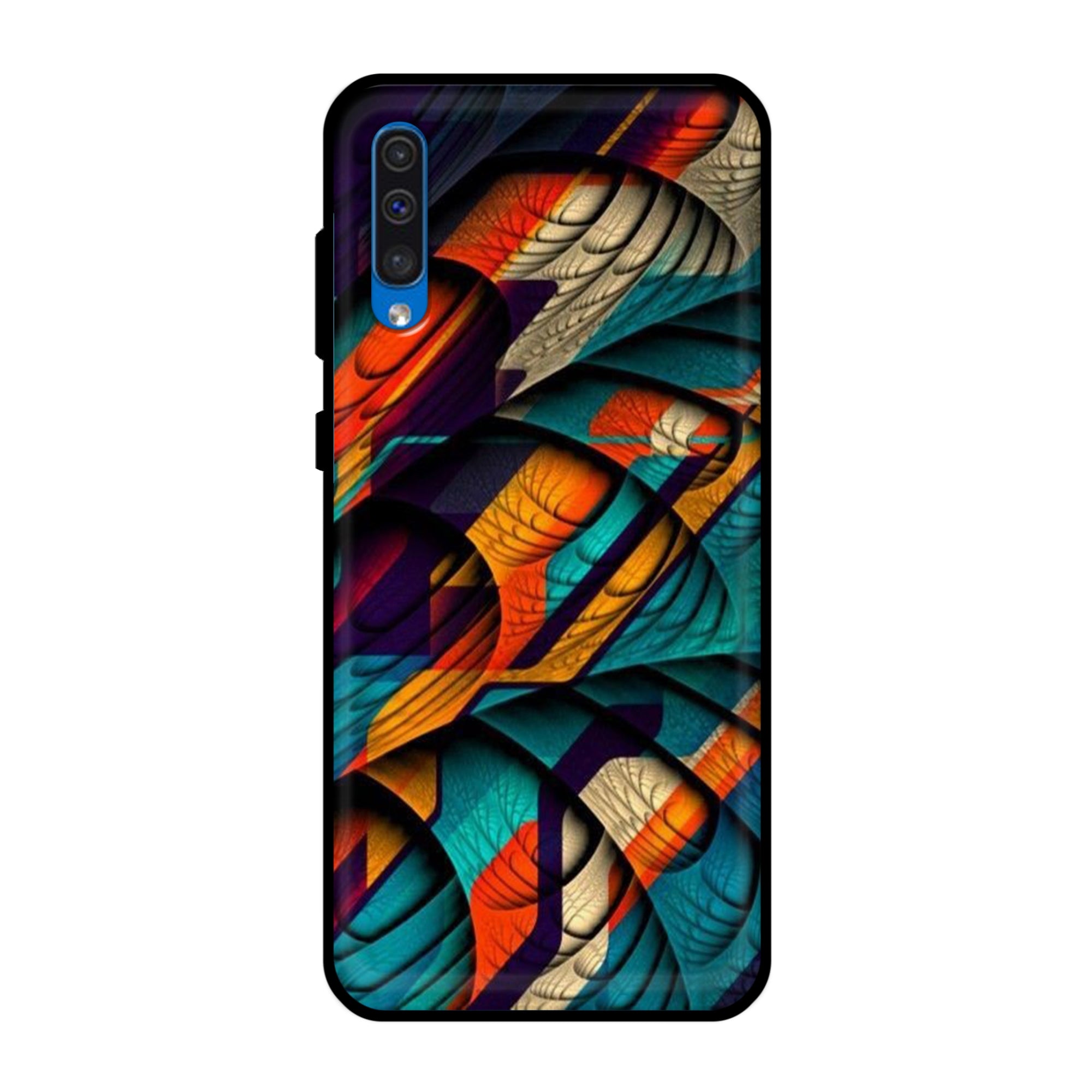 Buy Colour Abstract Metal-Silicon Back Mobile Phone Case/Cover For Samsung Galaxy A50 / A50s / A30s Online