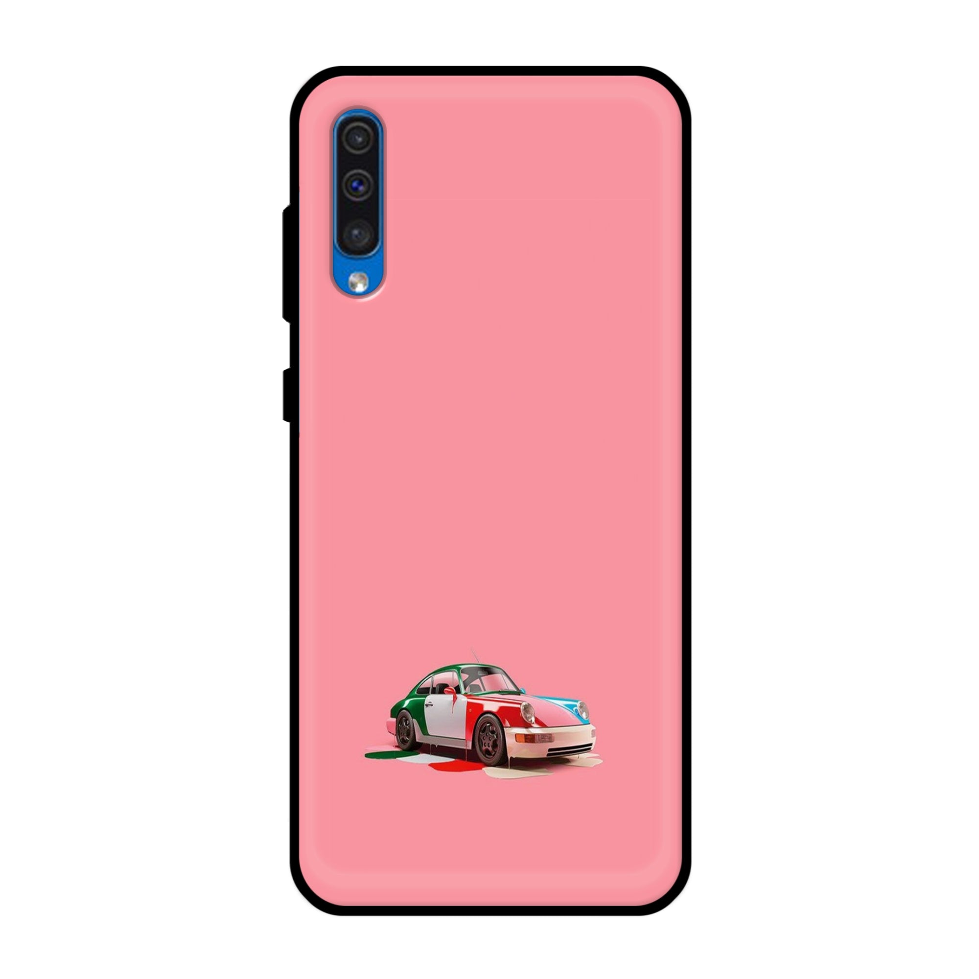 Buy Pink Porche Metal-Silicon Back Mobile Phone Case/Cover For Samsung Galaxy A50 / A50s / A30s Online