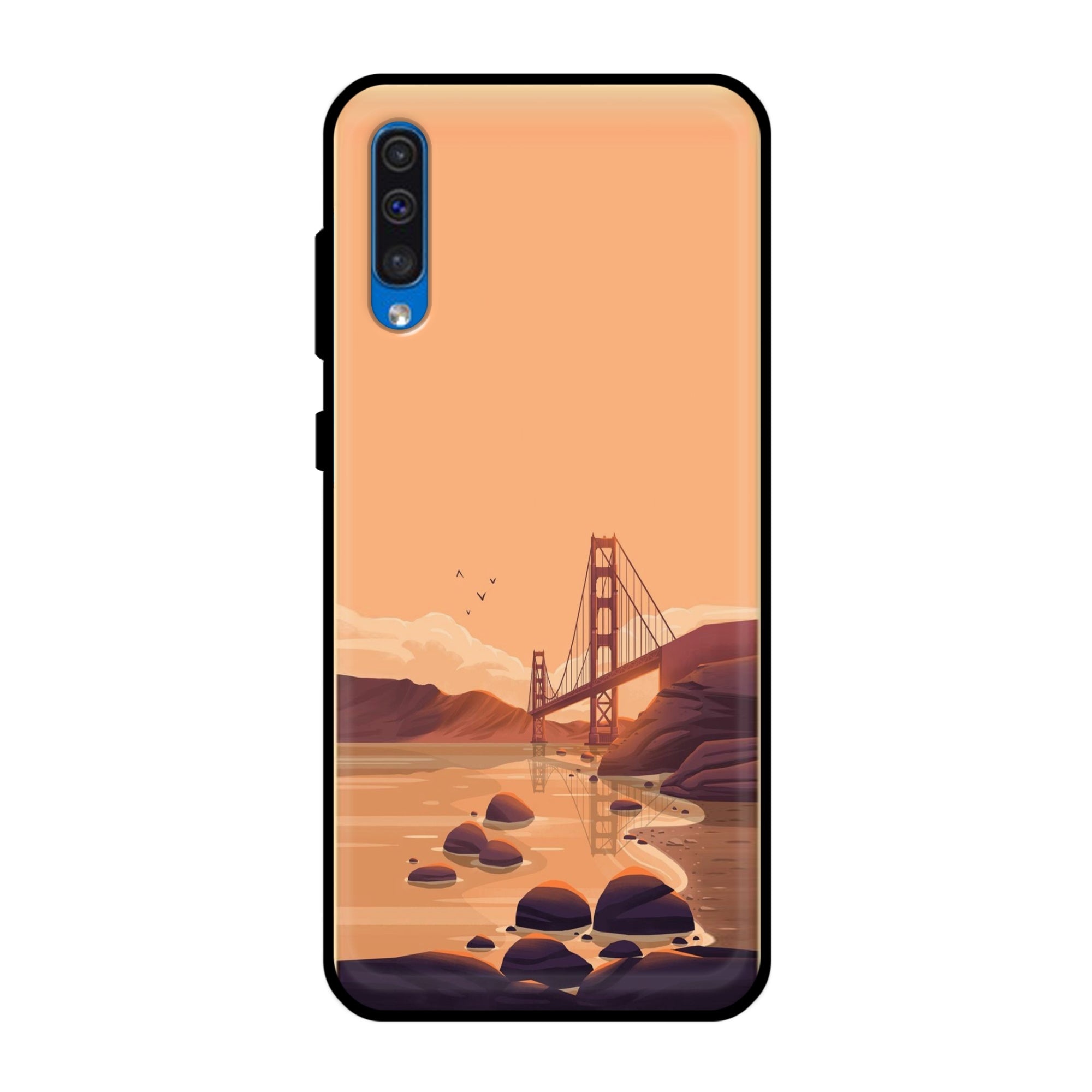 Buy San Francisco Metal-Silicon Back Mobile Phone Case/Cover For Samsung Galaxy A50 / A50s / A30s Online
