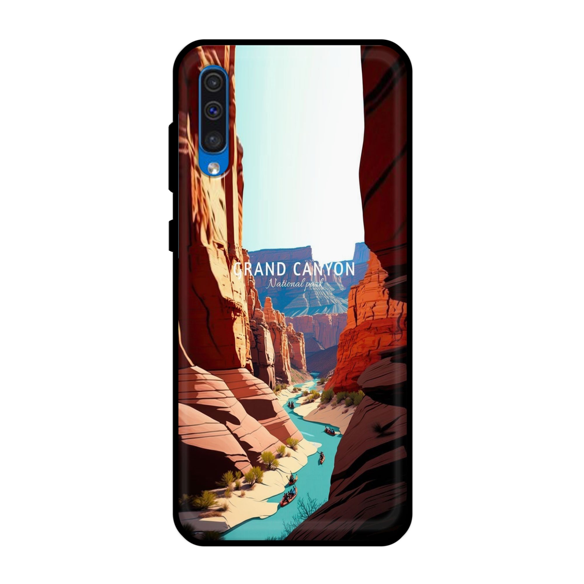 Buy Grand Canyan Metal-Silicon Back Mobile Phone Case/Cover For Samsung Galaxy A50 / A50s / A30s Online