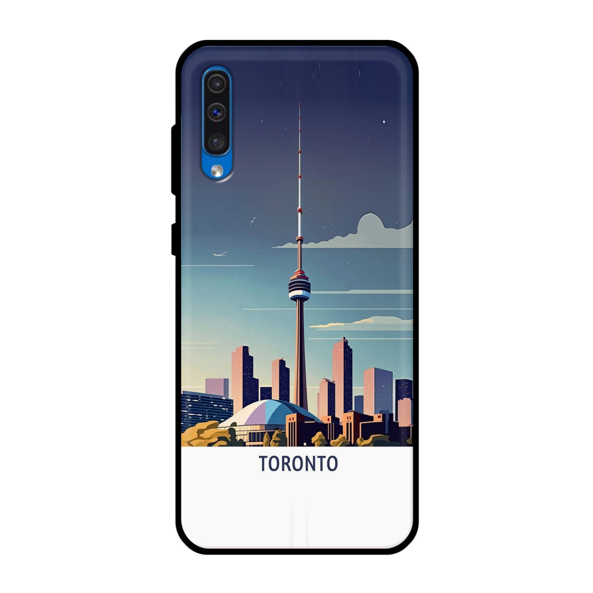 Buy Toronto Metal-Silicon Back Mobile Phone Case/Cover For Samsung Galaxy A50 / A50s / A30s Online