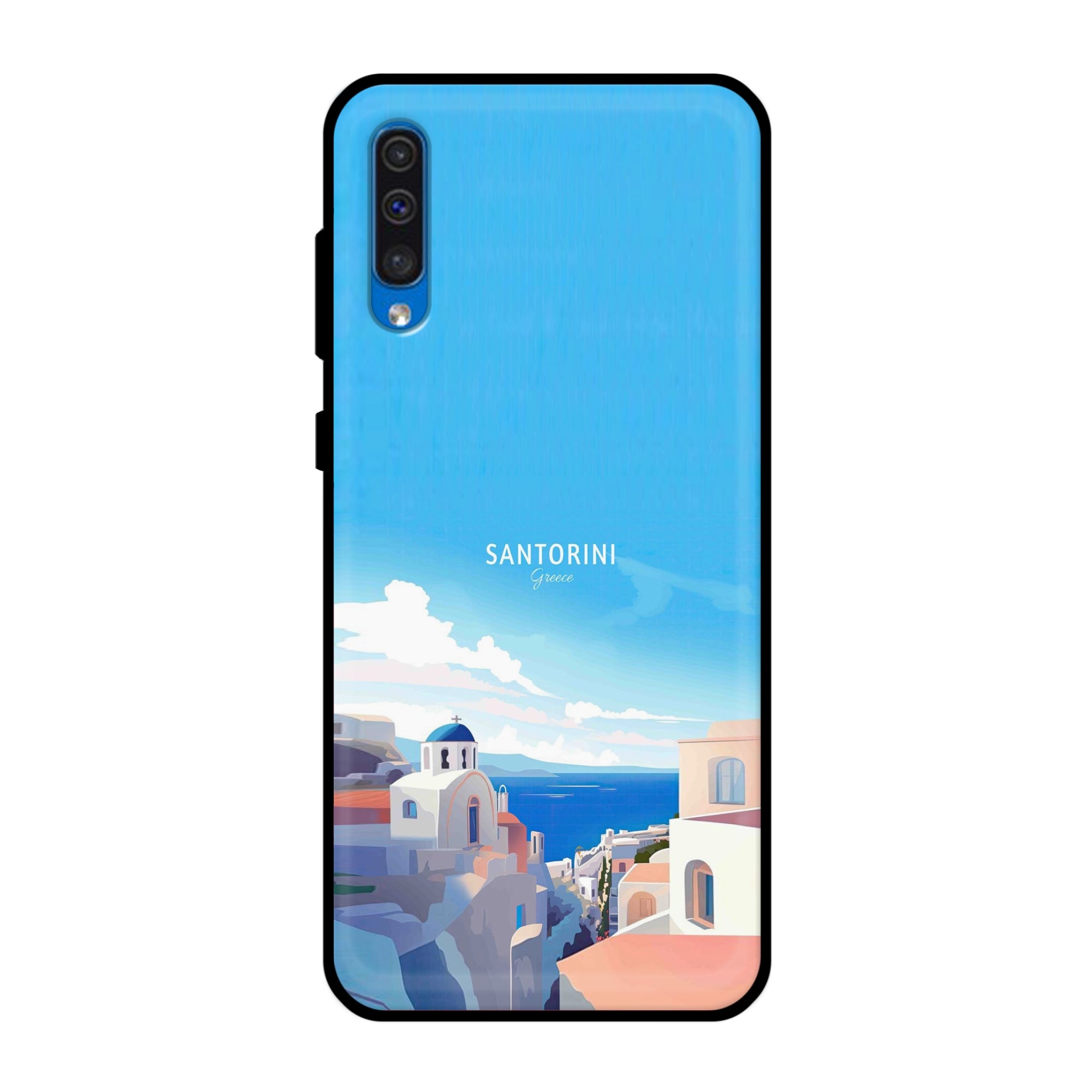 Buy Santorini Metal-Silicon Back Mobile Phone Case/Cover For Samsung Galaxy A50 / A50s / A30s Online