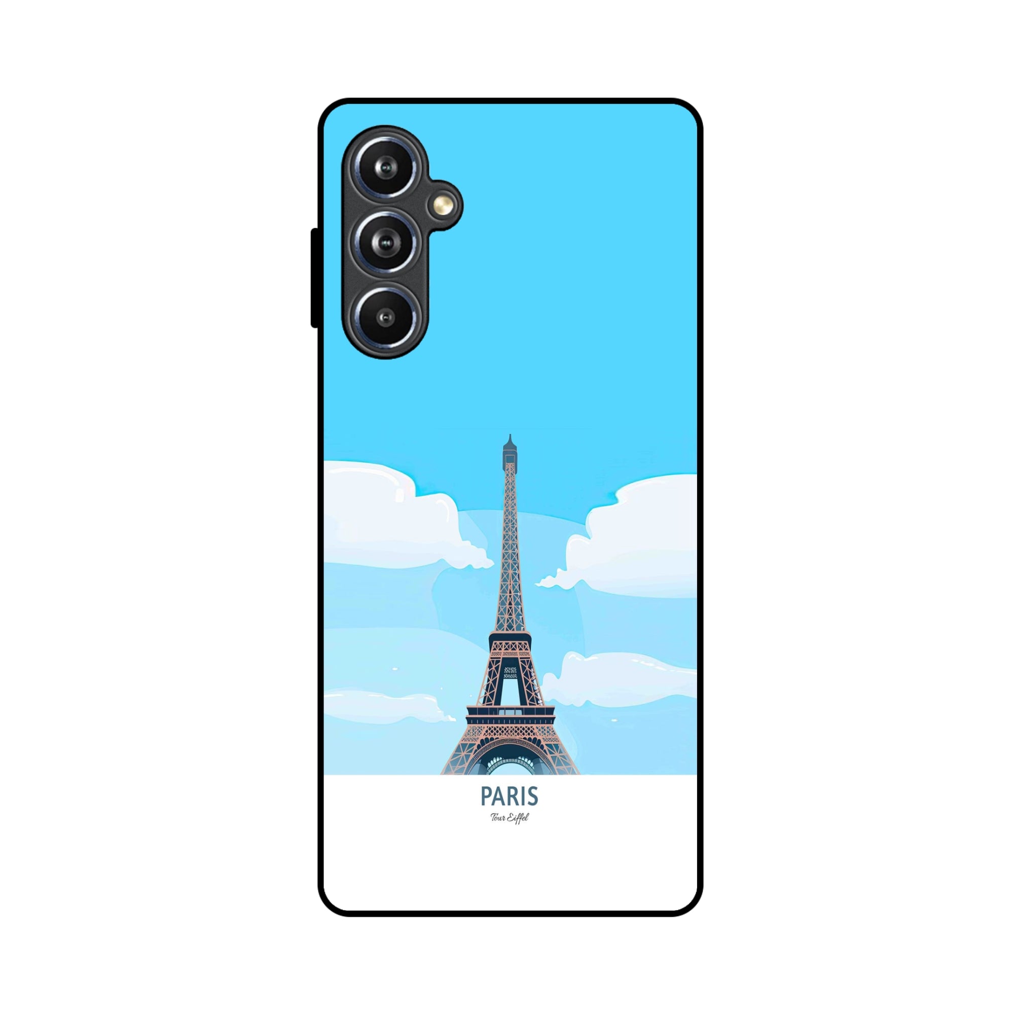 Buy Paris Metal-Silicon Back Mobile Phone Case/Cover For Samsung Galaxy A54 5G Online
