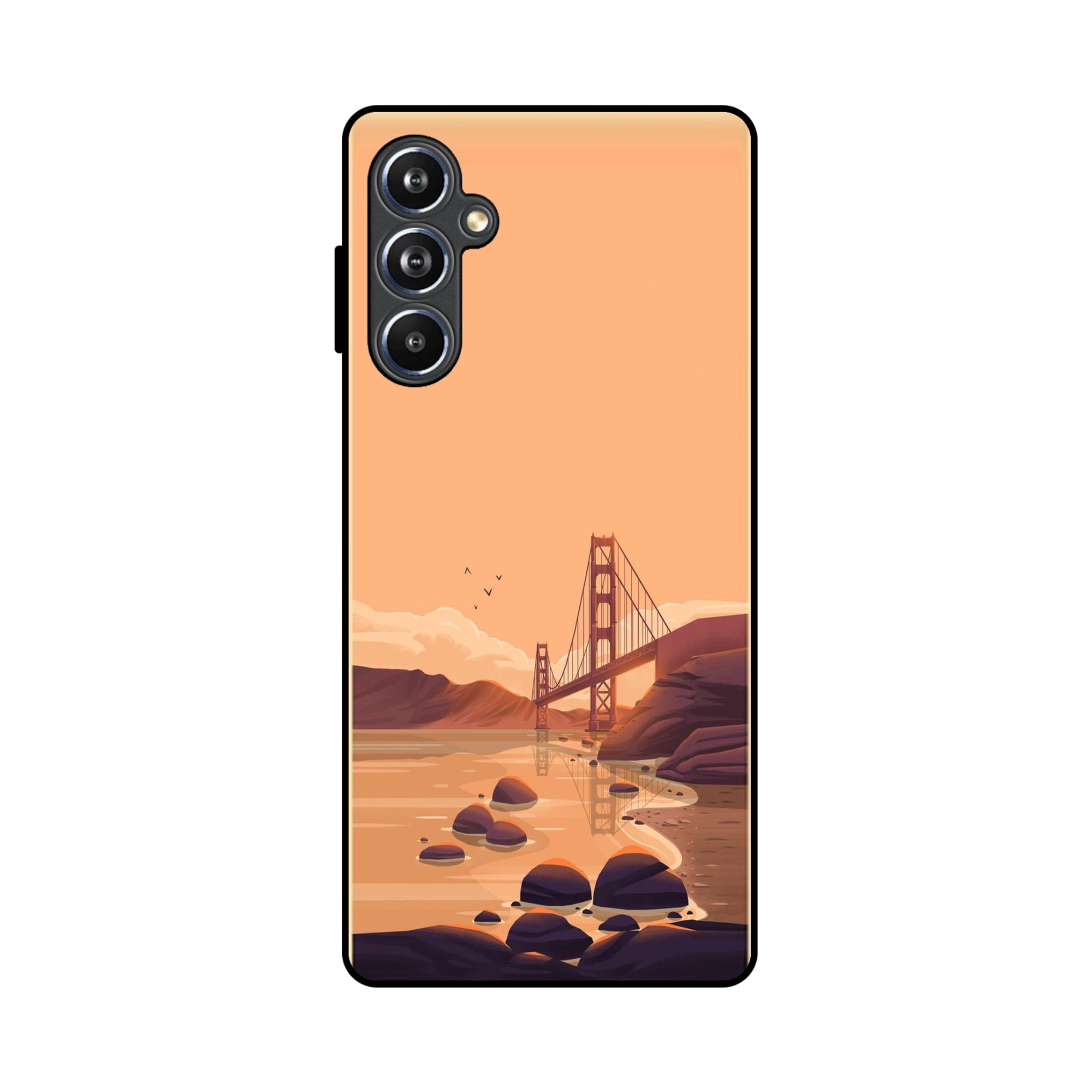 Buy San Francisco Metal-Silicon Back Mobile Phone Case/Cover For Samsung Galaxy A54 5G Online