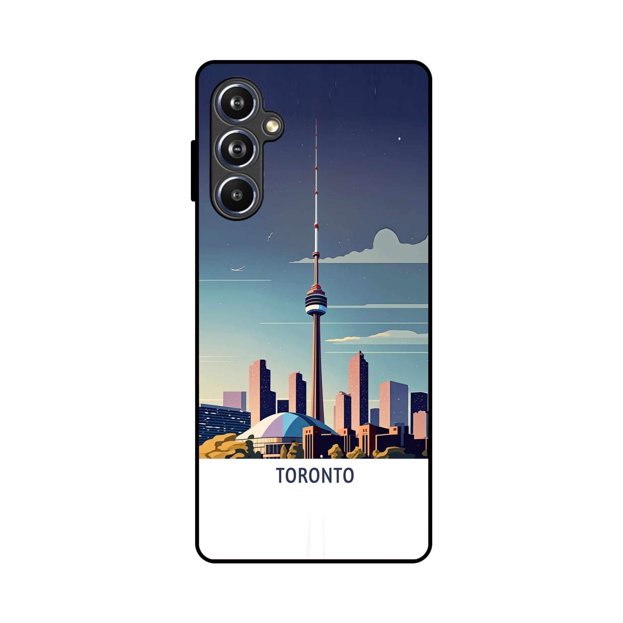 Buy Toronto Metal-Silicon Back Mobile Phone Case/Cover For Samsung Galaxy A54 5G Online