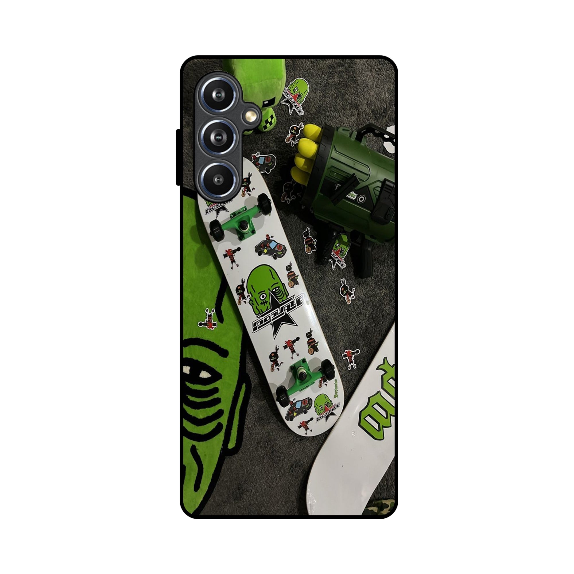 Buy Hulk Skateboard Metal-Silicon Back Mobile Phone Case/Cover For Samsung Galaxy A54 5G Online
