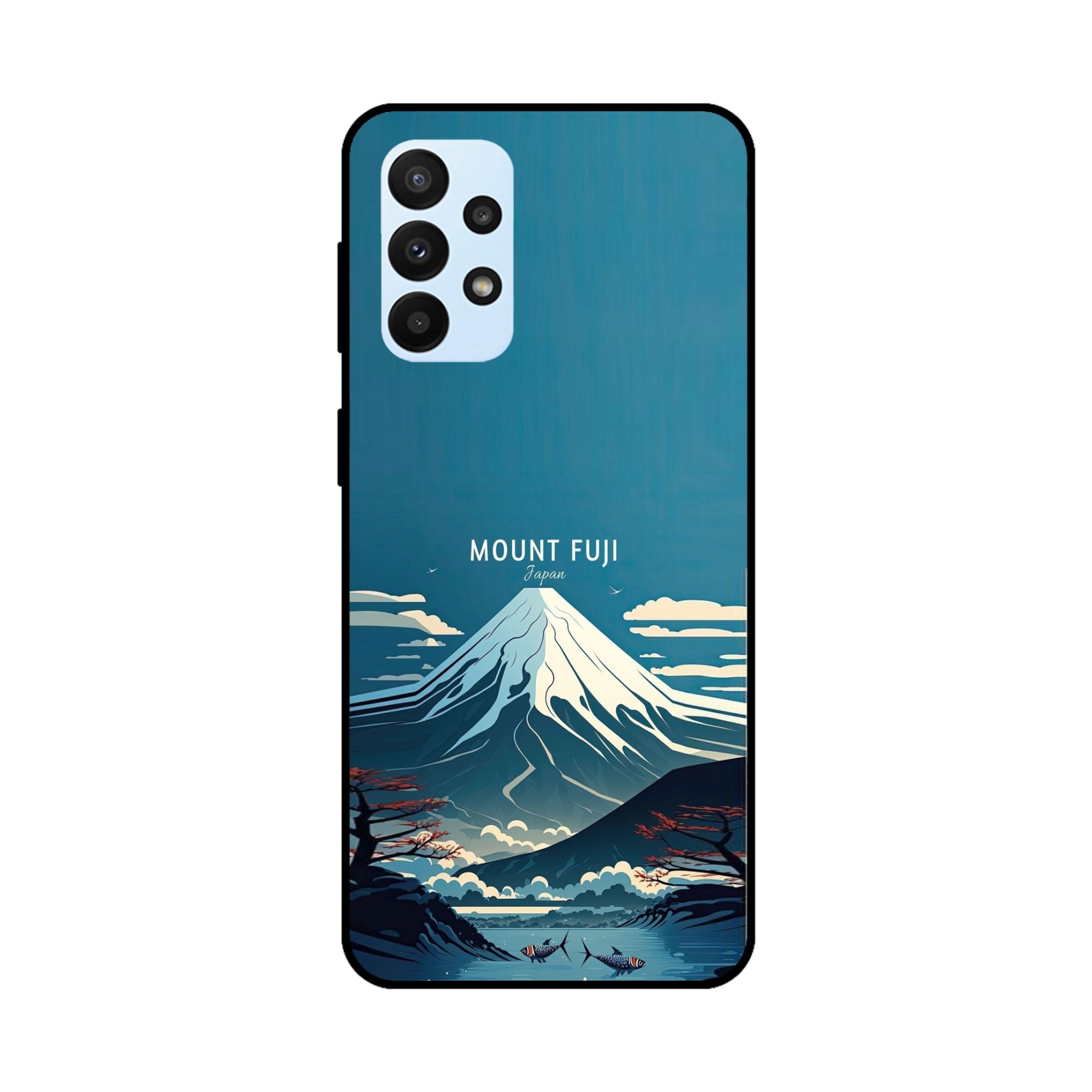 Buy Mount Fuji Metal-Silicon Back Mobile Phone Case/Cover For Samsung Galaxy A72 Online