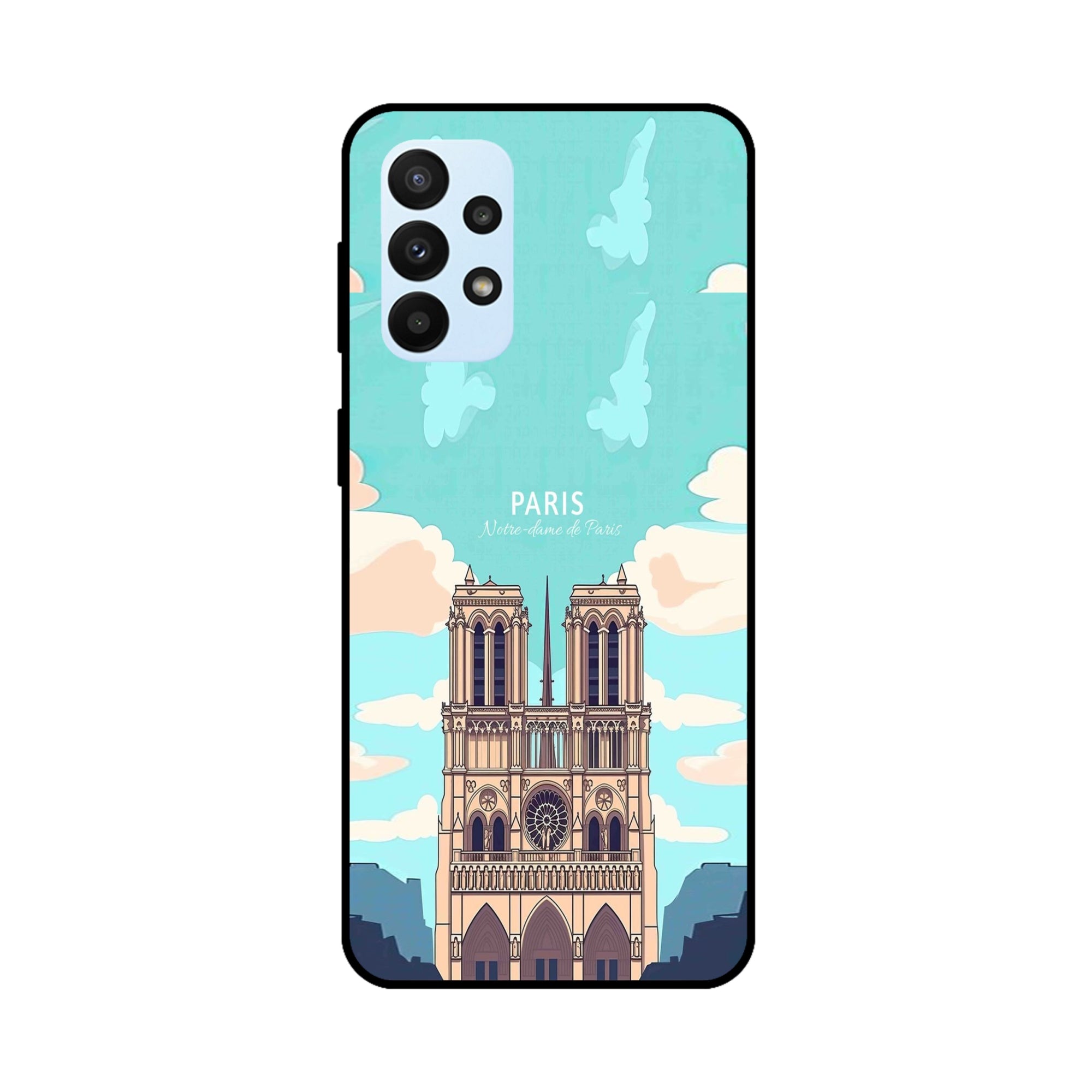 Buy Notre Dame Te Paris Metal-Silicon Back Mobile Phone Case/Cover For Samsung Galaxy A72 Online