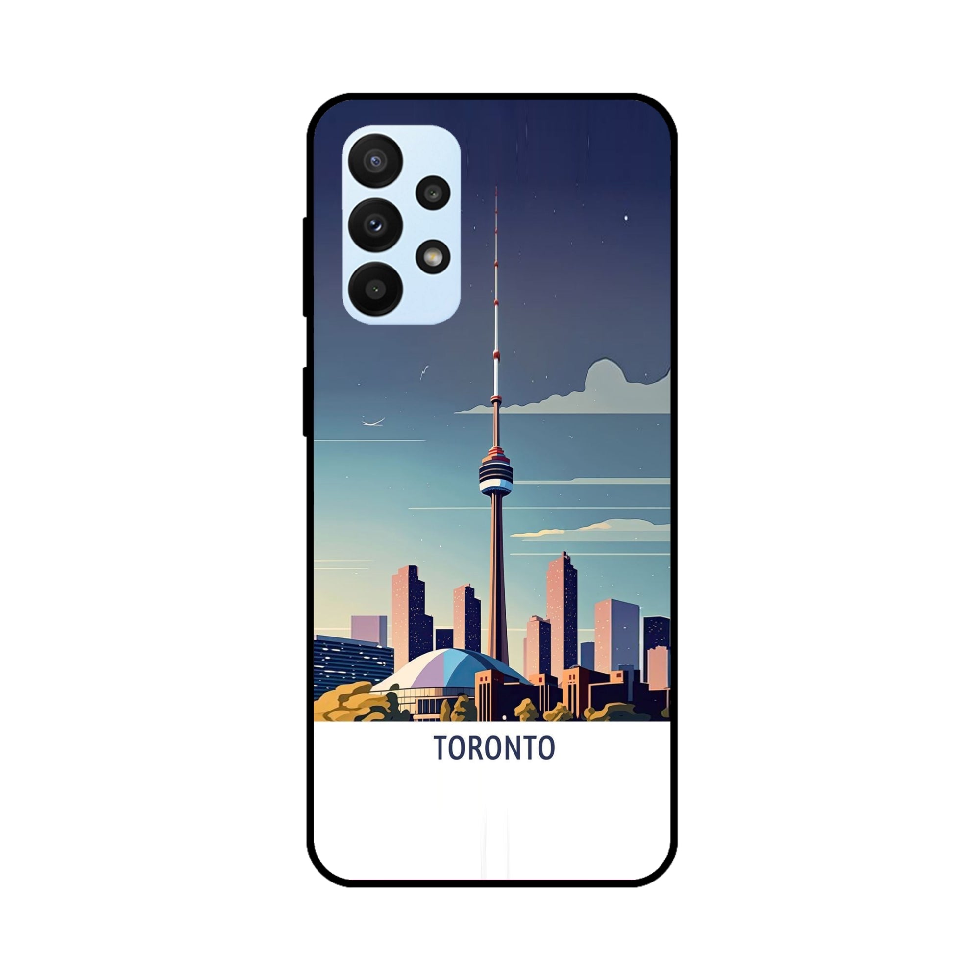Buy Toronto Metal-Silicon Back Mobile Phone Case/Cover For Samsung Galaxy A72 Online