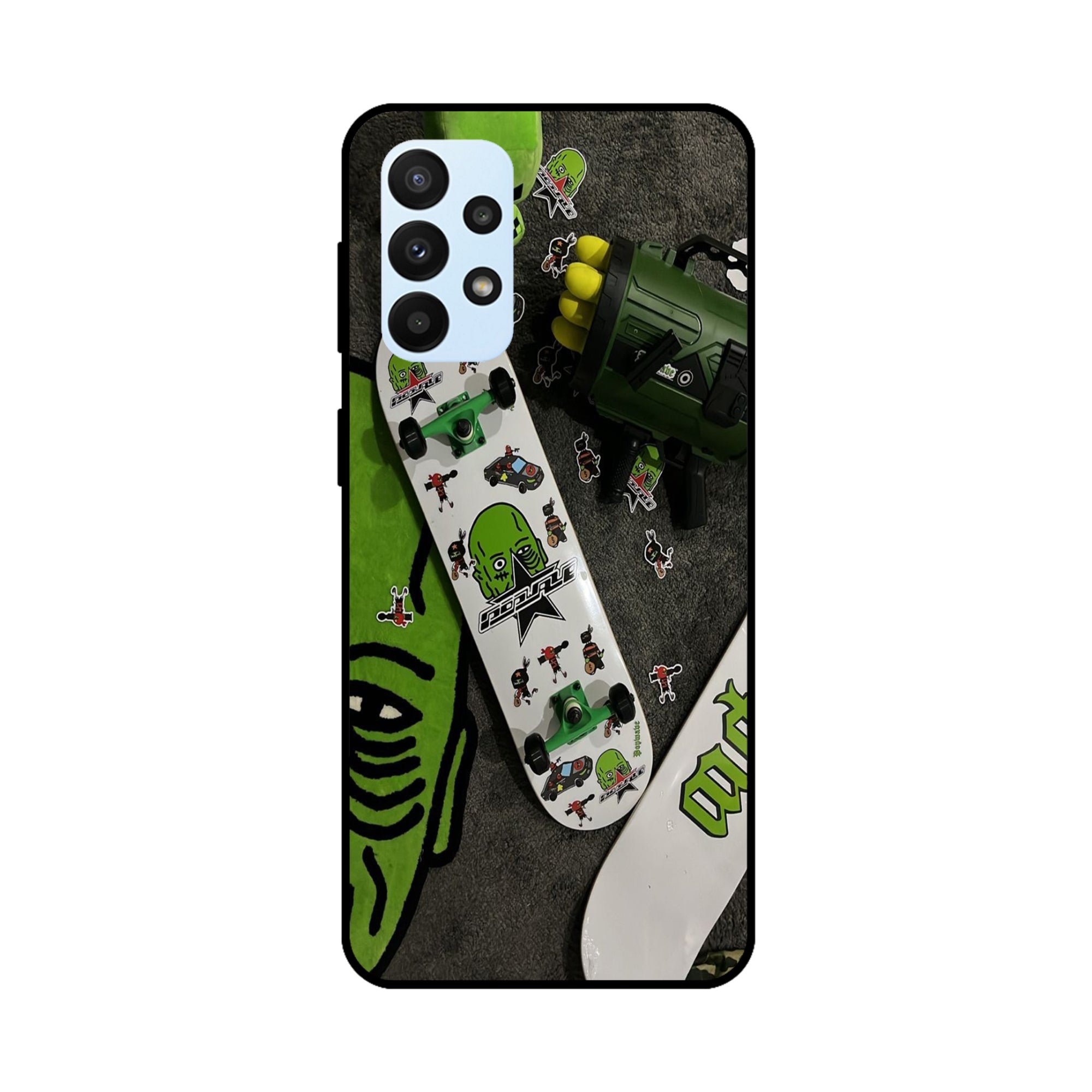 Buy Hulk Skateboard Metal-Silicon Back Mobile Phone Case/Cover For Samsung Galaxy A72 Online